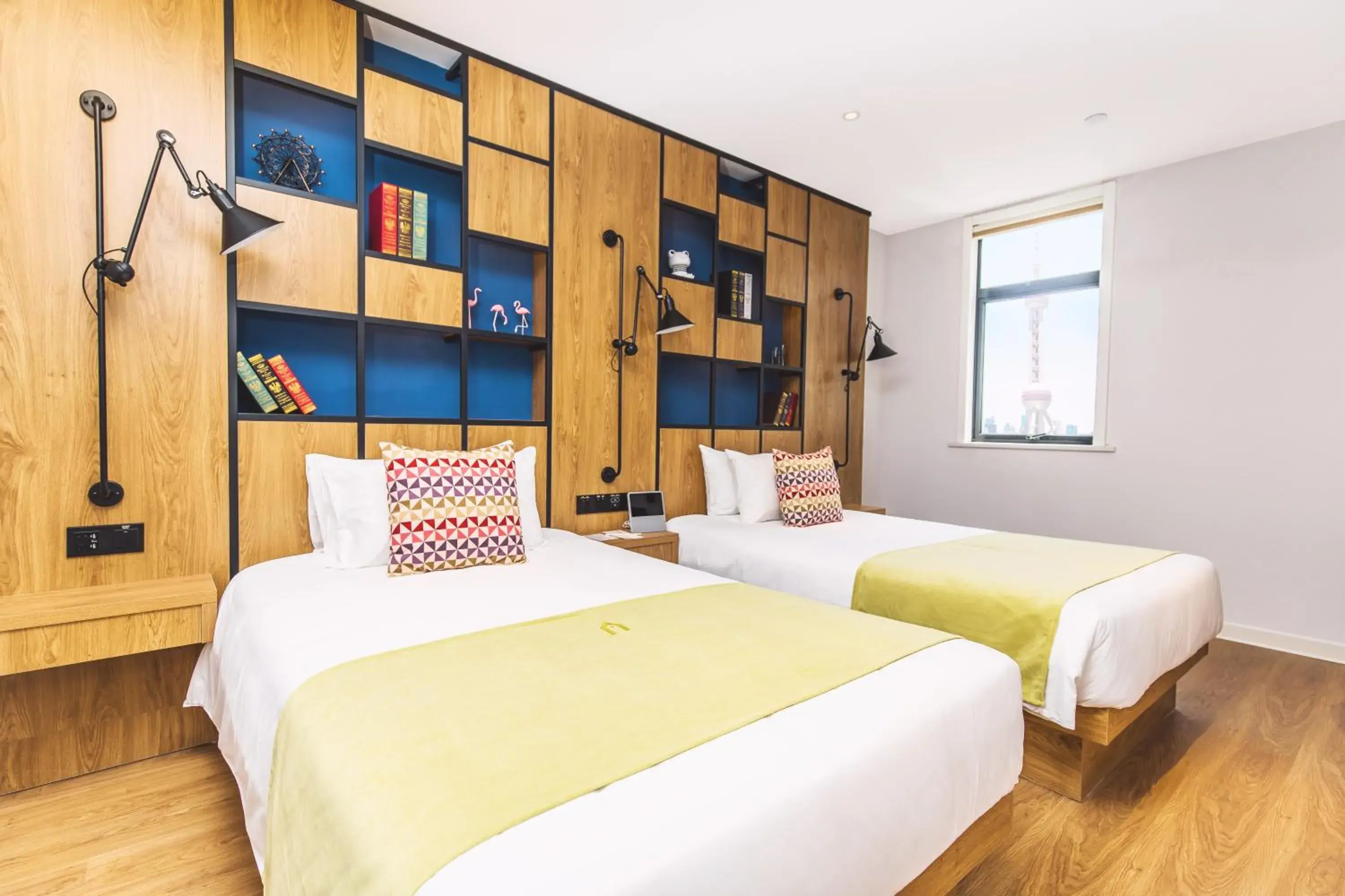 Photo of the whole room, Bed in Campanile Shanghai Huaihai Photo of the whole room, Bed in Campanile Shanghai Huaihai