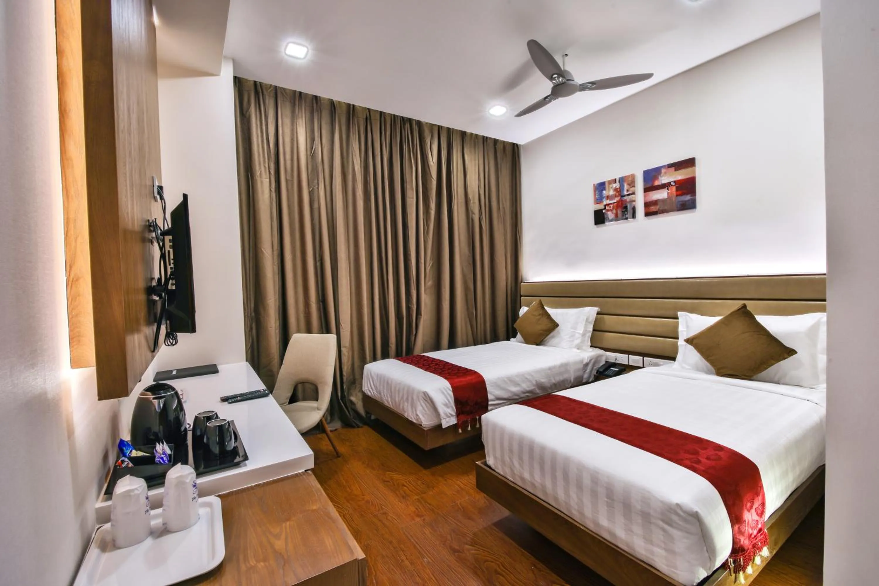 Bed in The Royal Grand