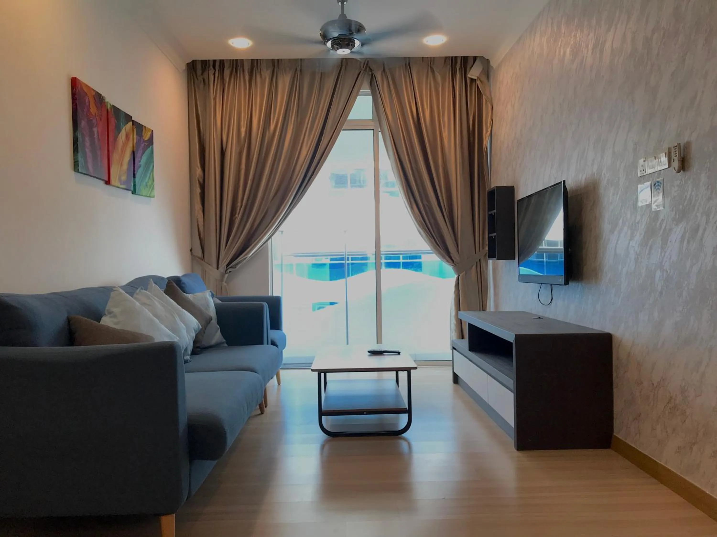 Living room in The Wave Suites Melaka