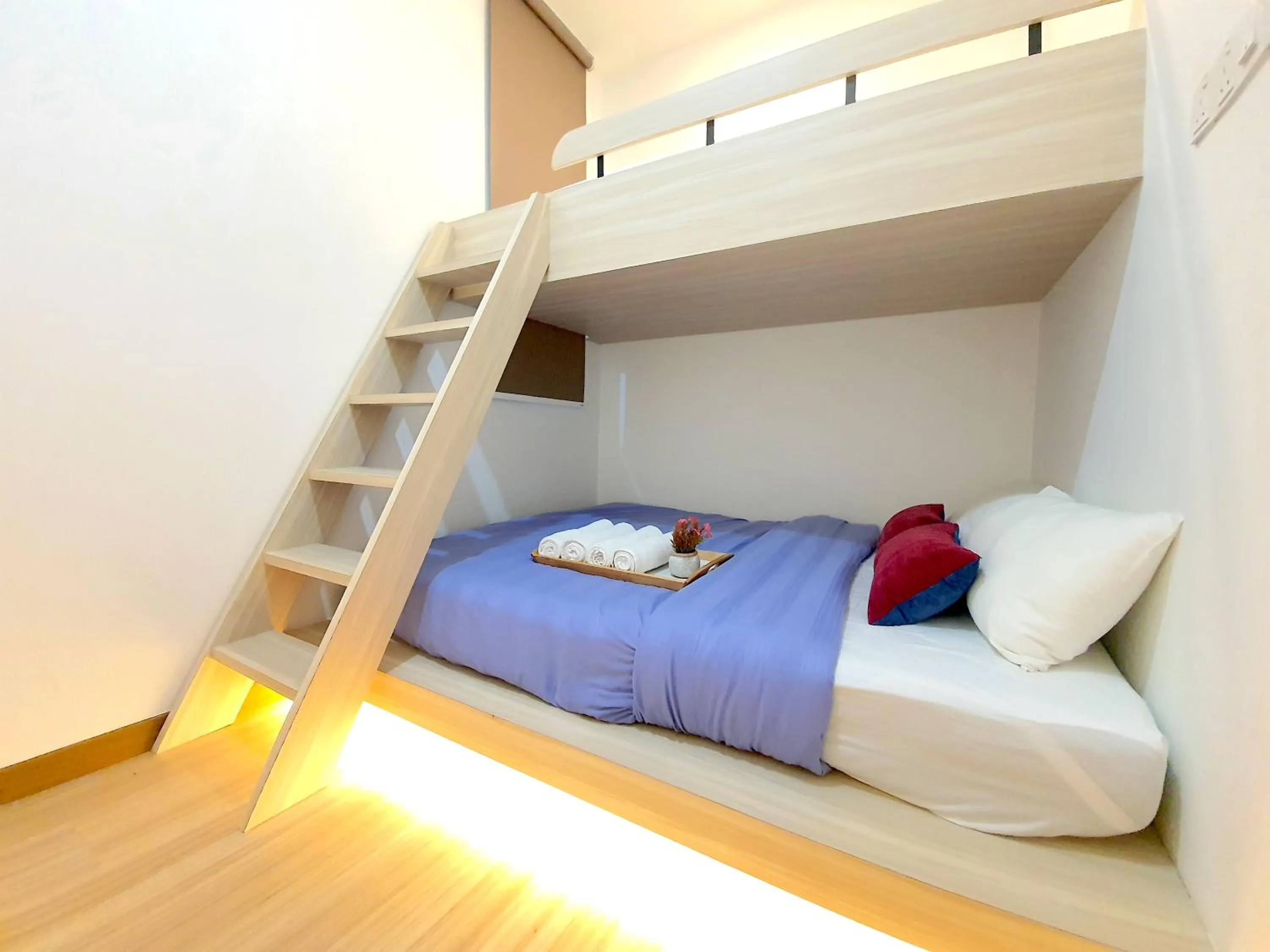 Bed in The Wave Suites Melaka