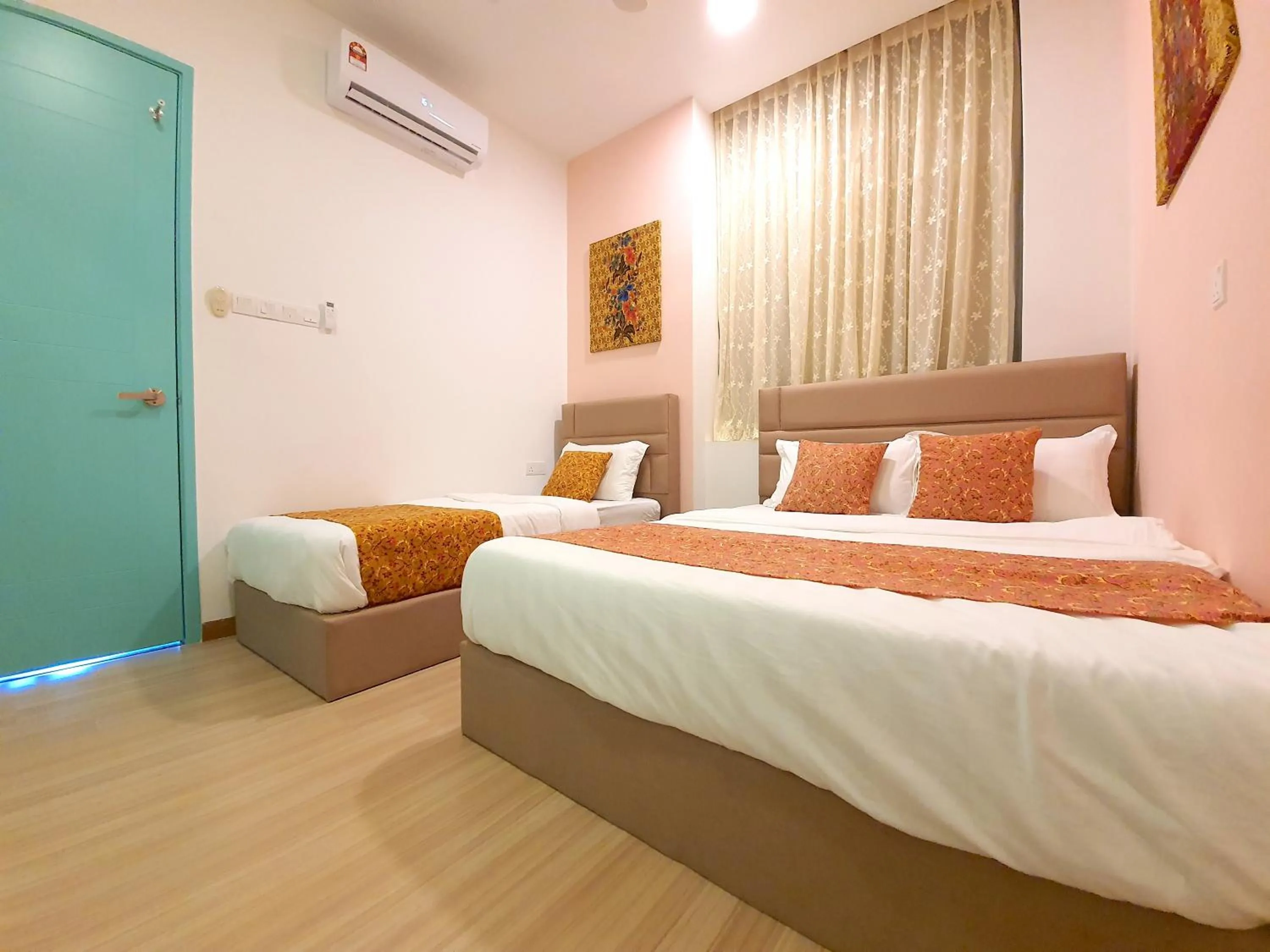 Bed in The Wave Suites Melaka