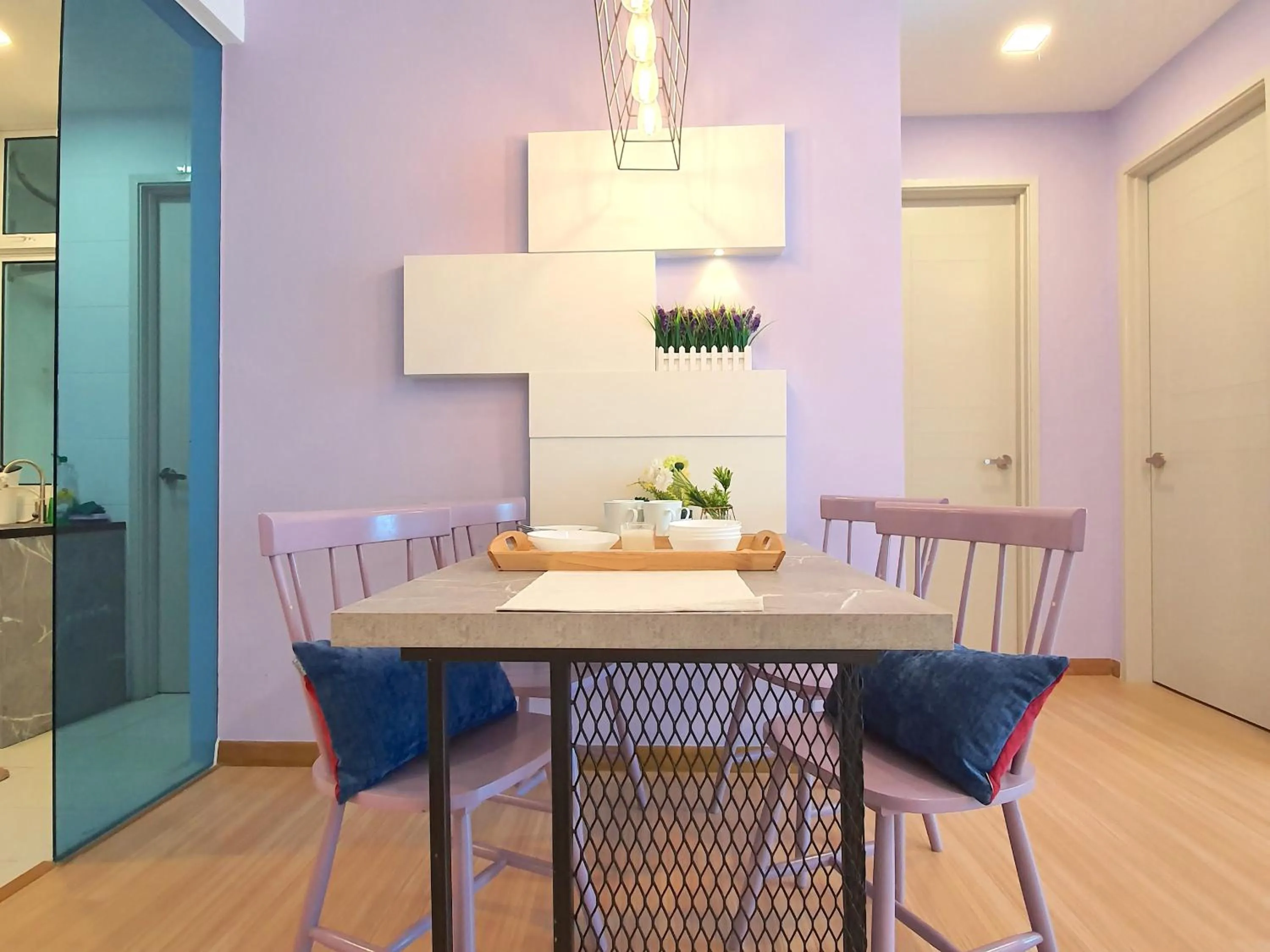 Dining area in The Wave Suites Melaka