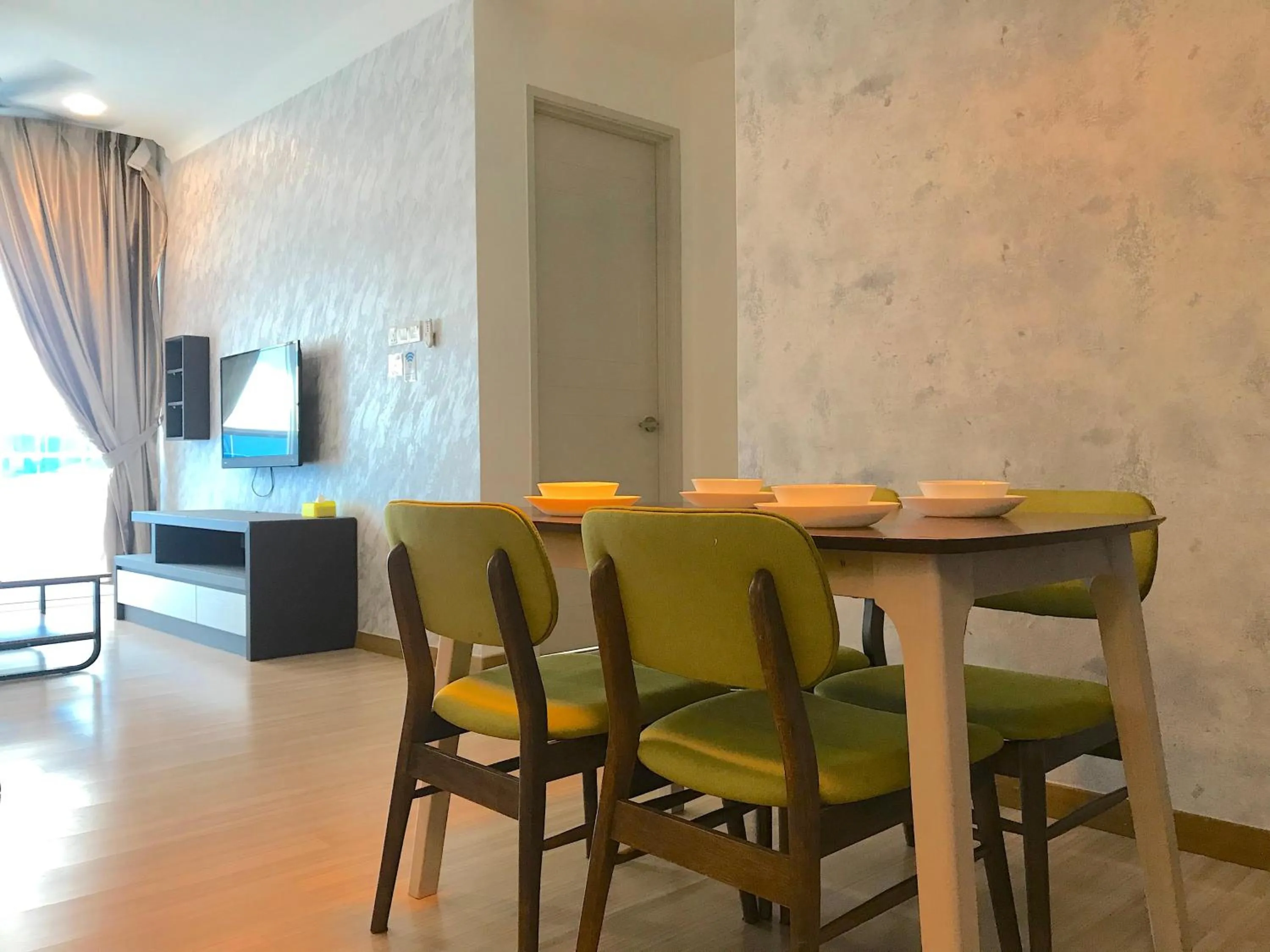 Dining area in The Wave Suites Melaka