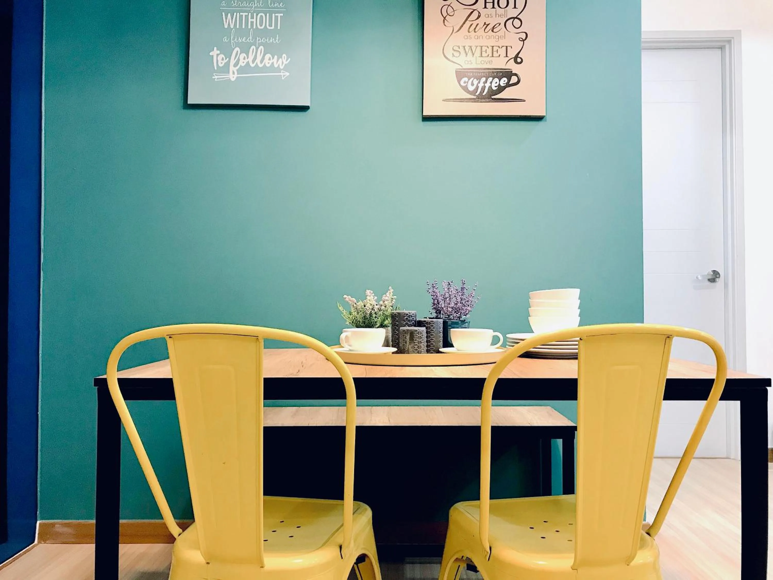 Dining area in The Wave Suites Melaka