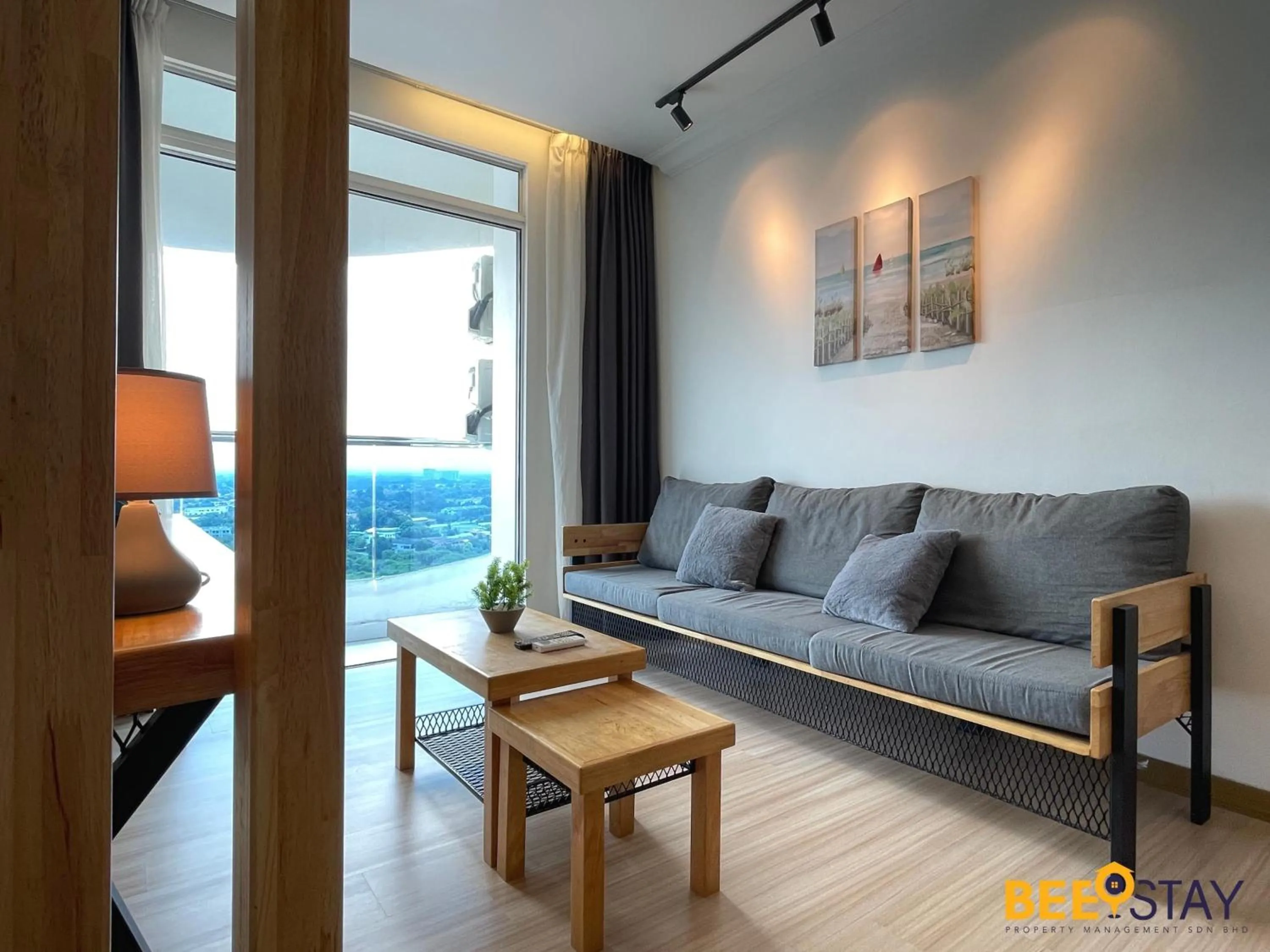 Living room in The Wave Suites Melaka