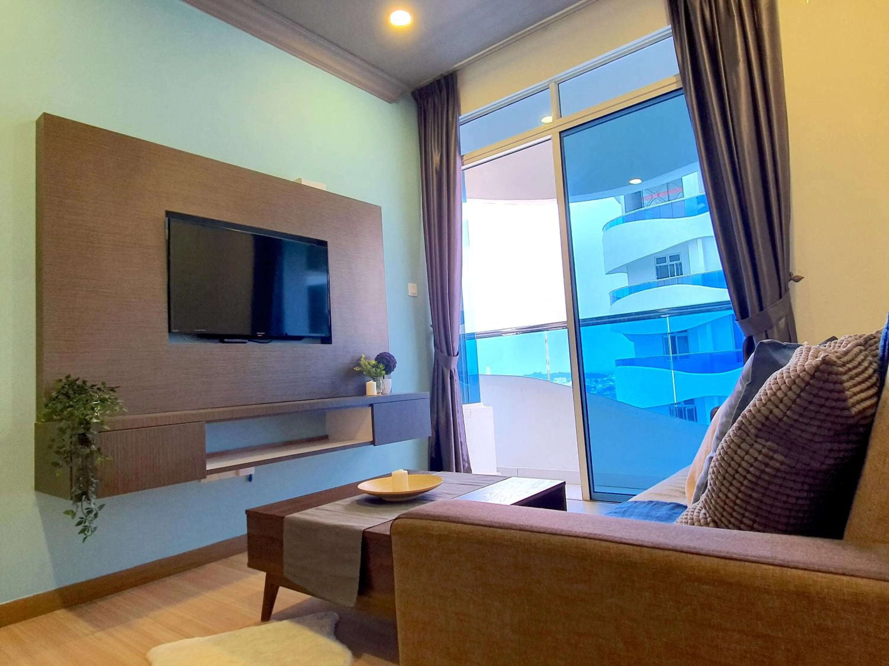 Living room in The Wave Suites Melaka