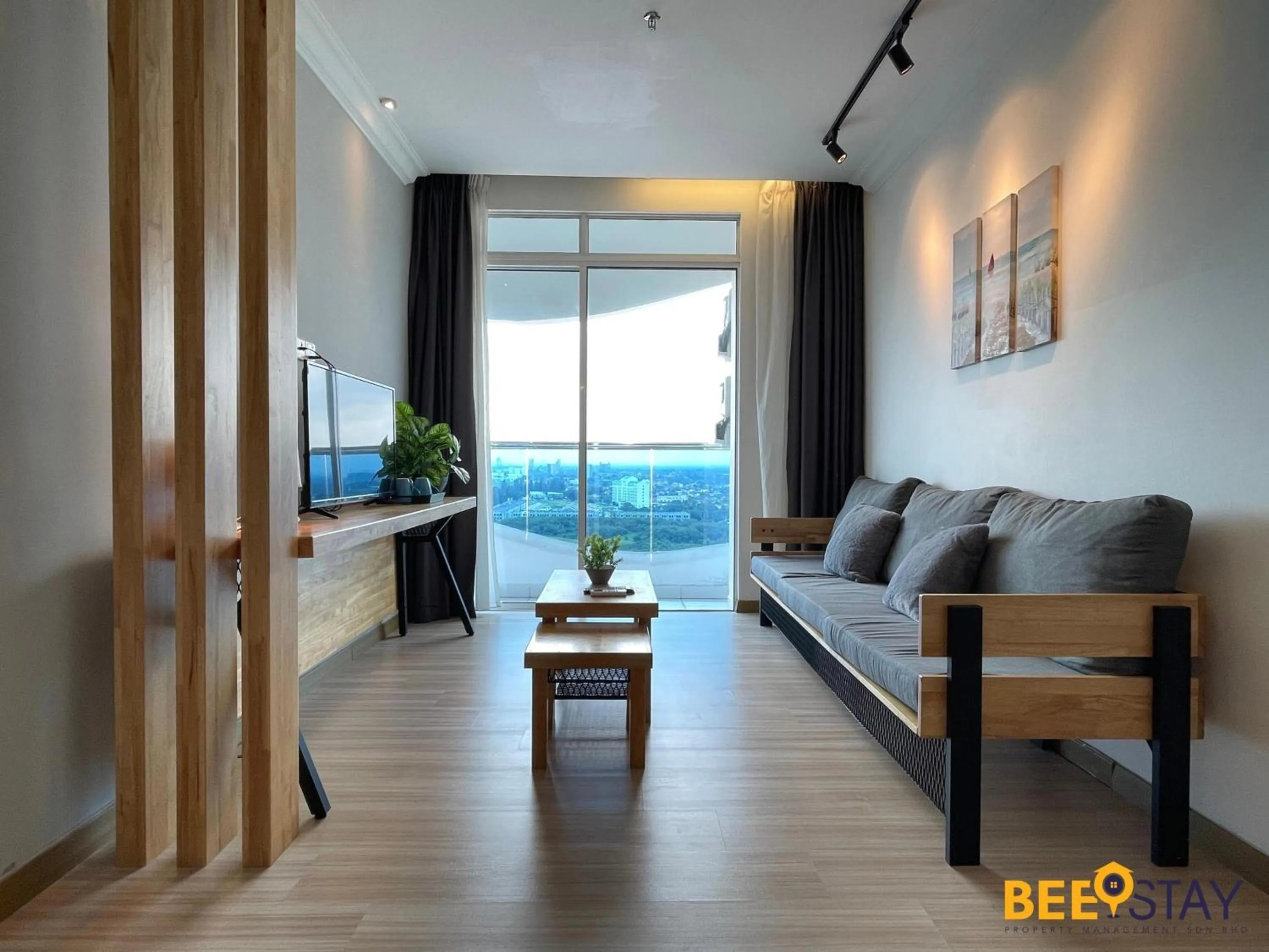 Living room in The Wave Suites Melaka