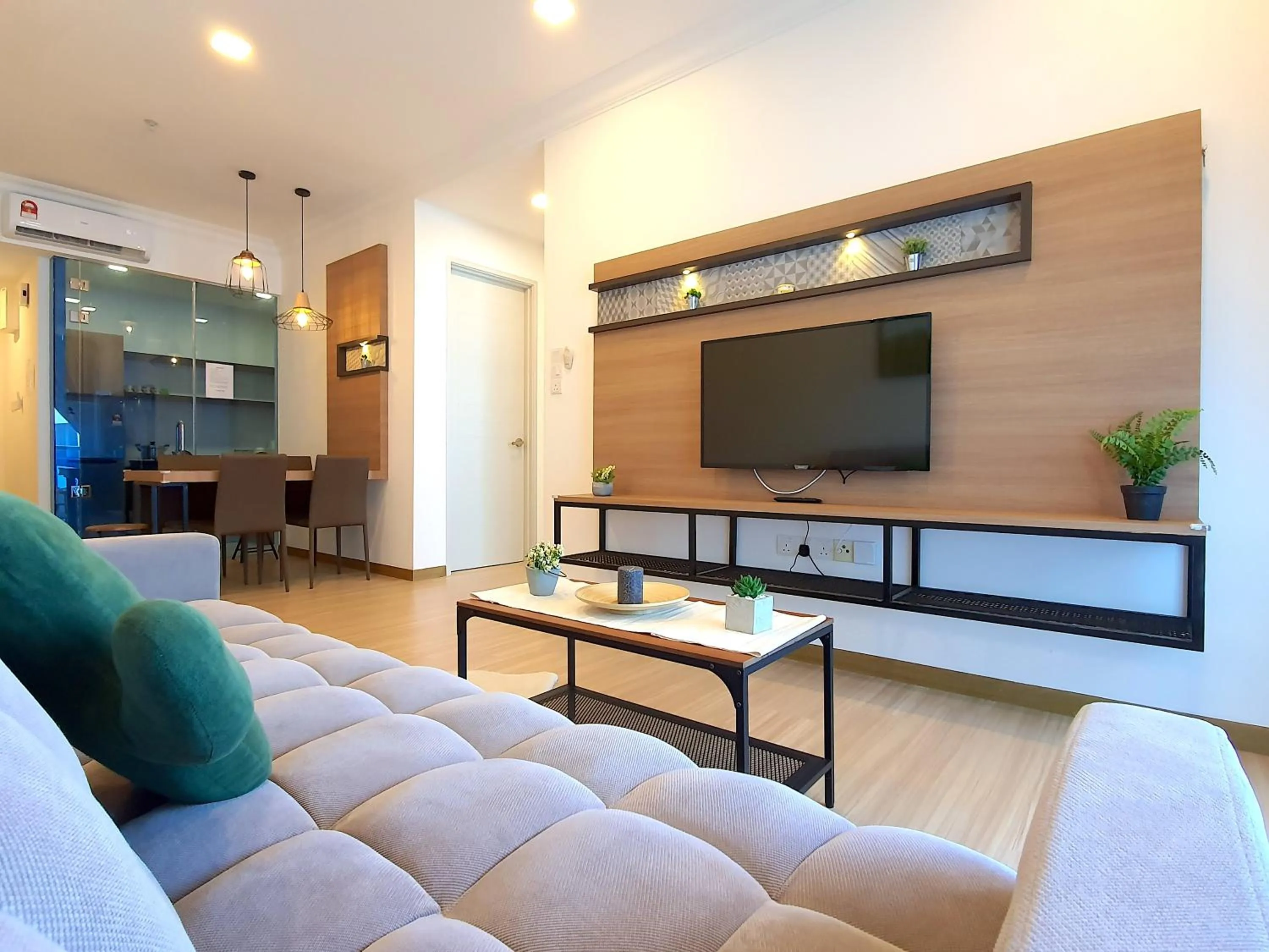 Living room in The Wave Suites Melaka