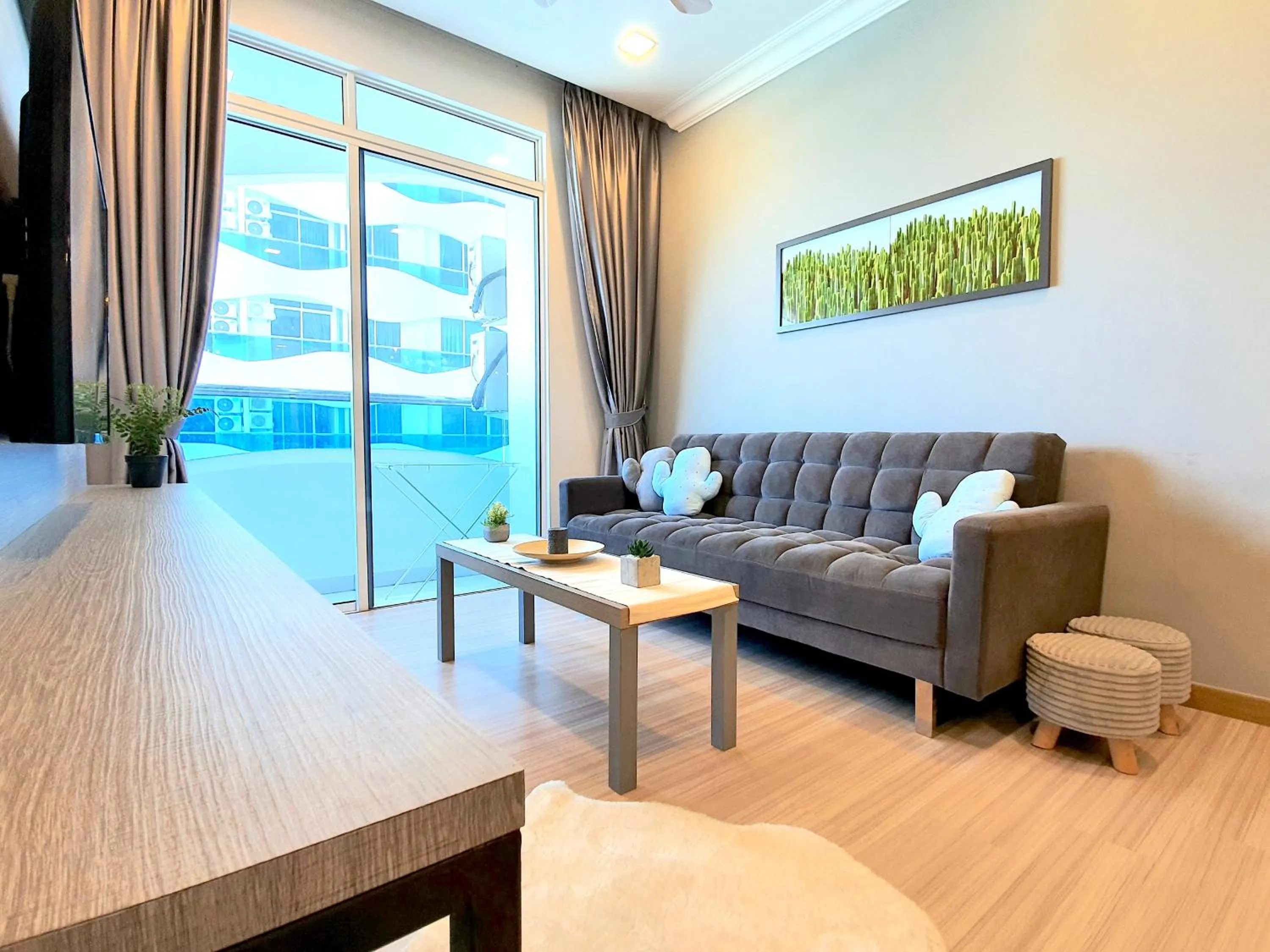 Living room in The Wave Suites Melaka