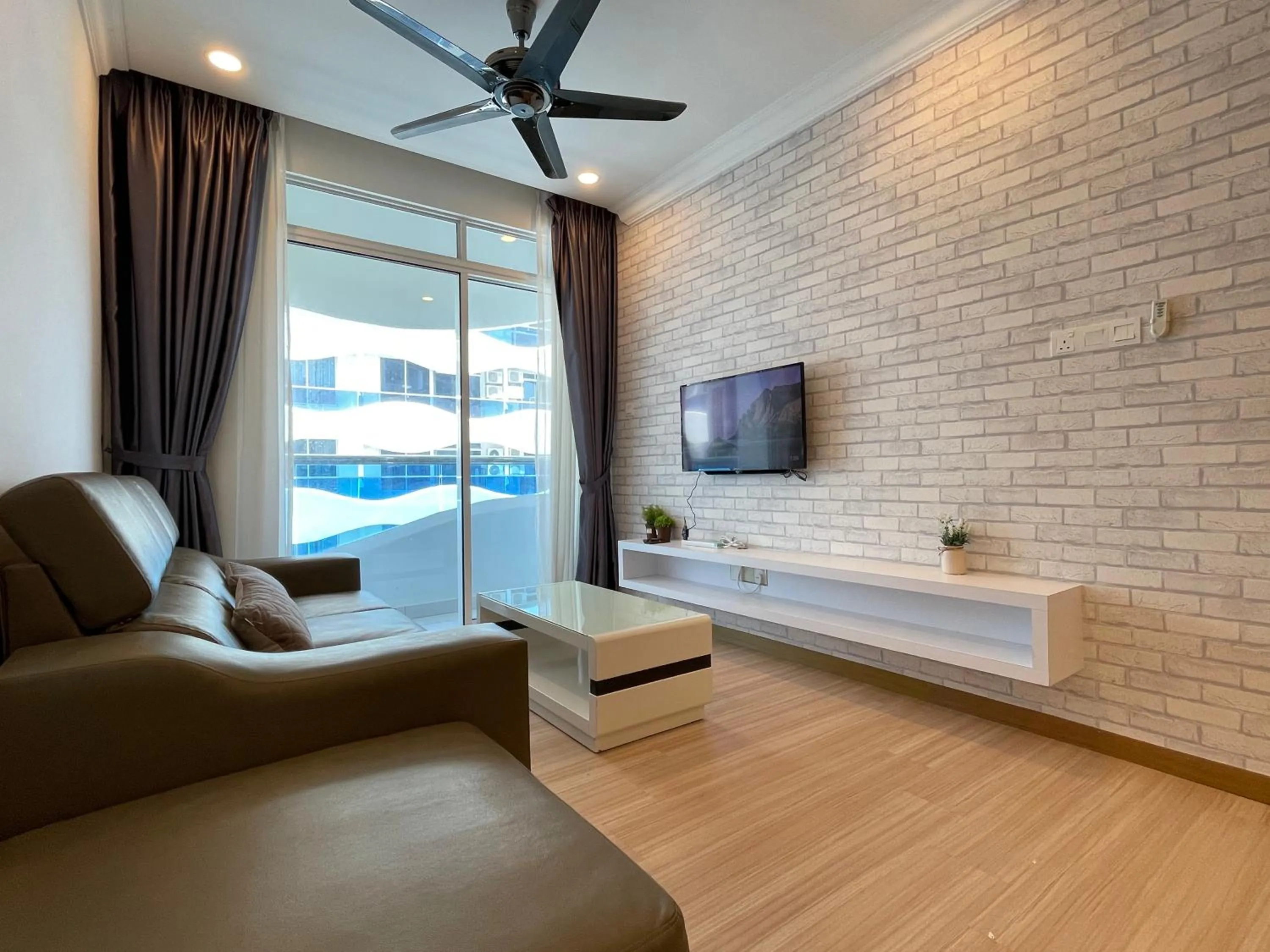 Living room in The Wave Suites Melaka