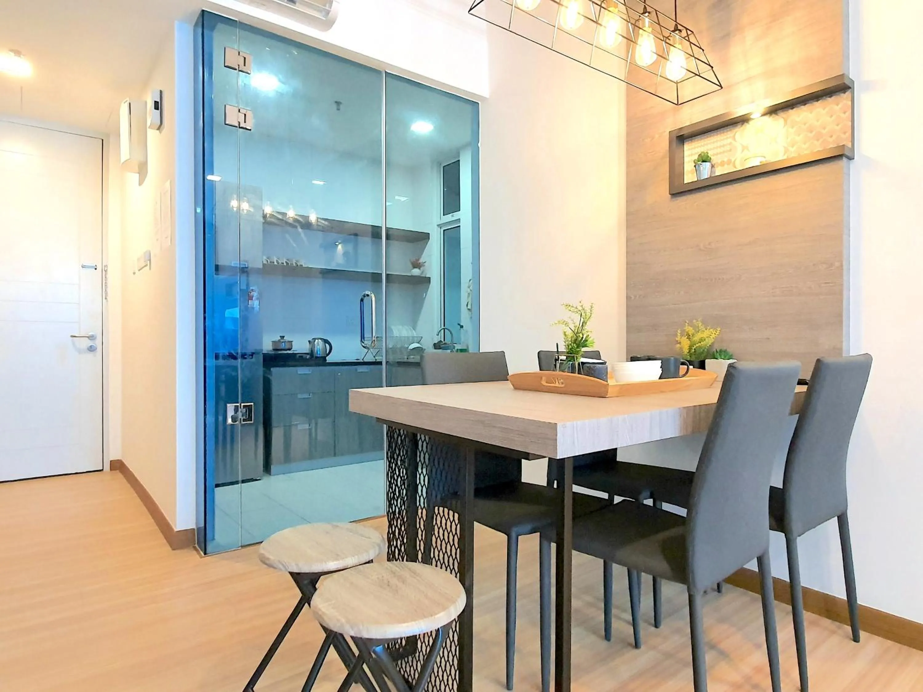Kitchen or kitchenette in The Wave Suites Melaka