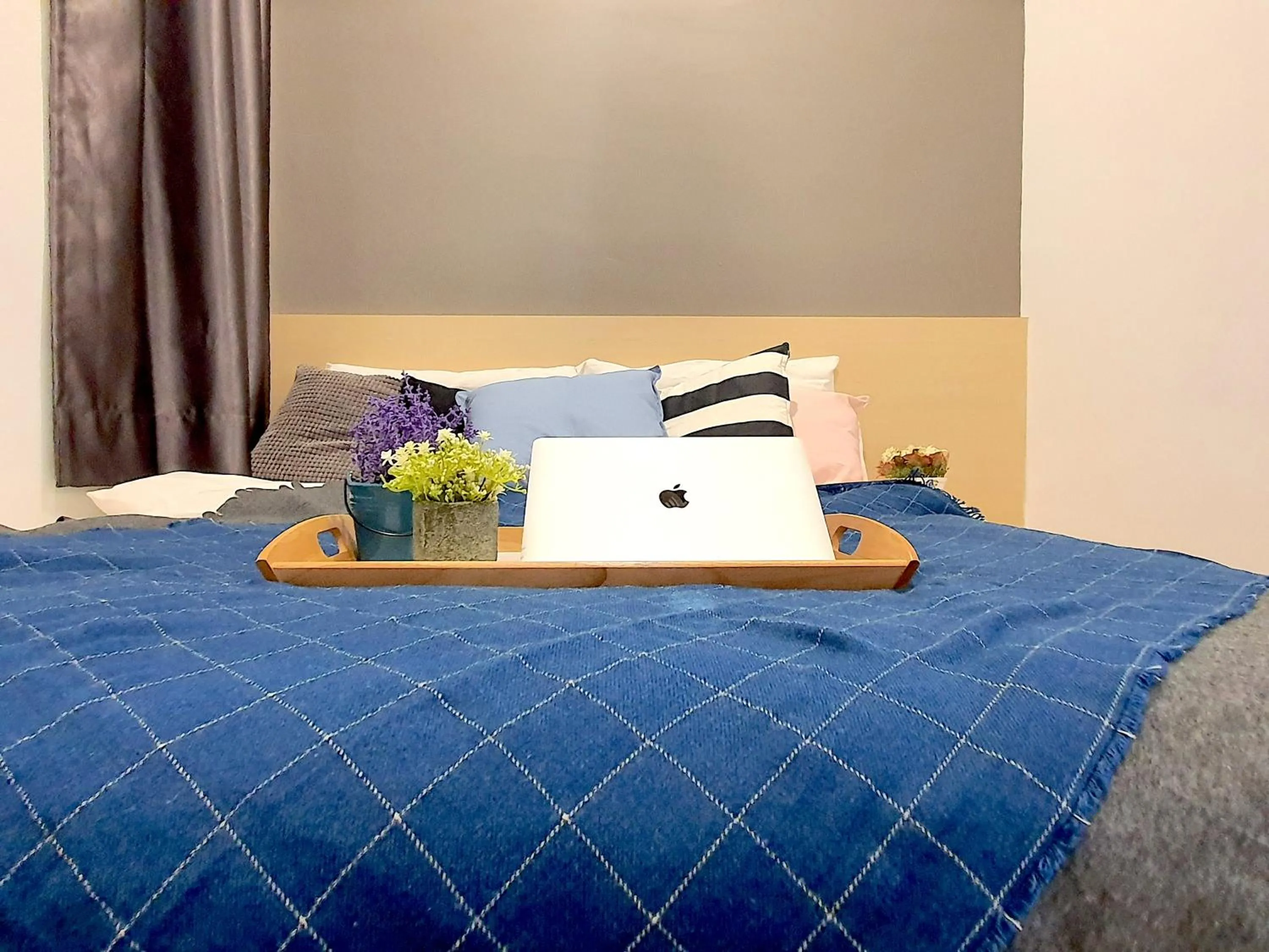 Bed in The Wave Suites Melaka