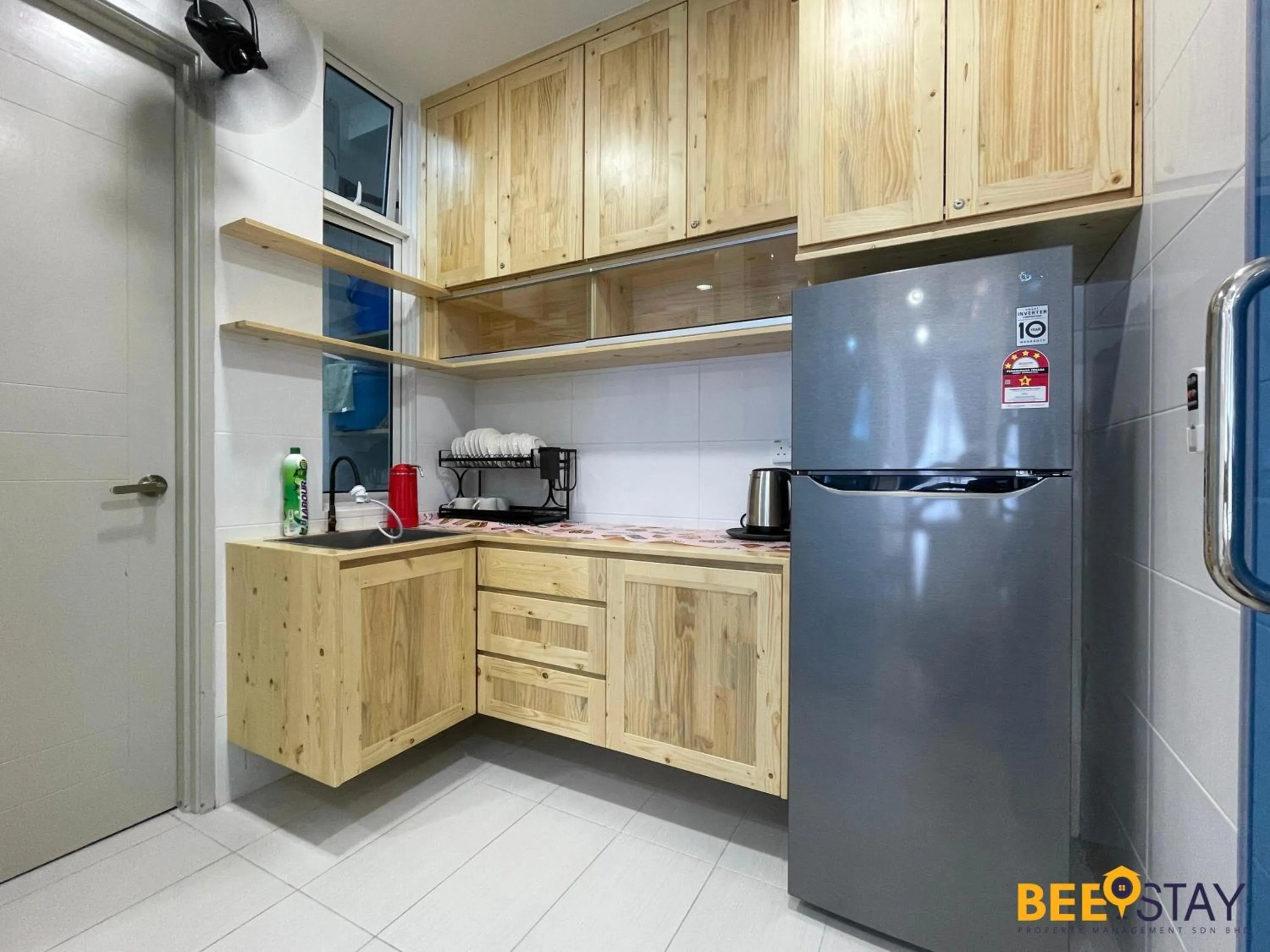 Kitchen or kitchenette in The Wave Suites Melaka