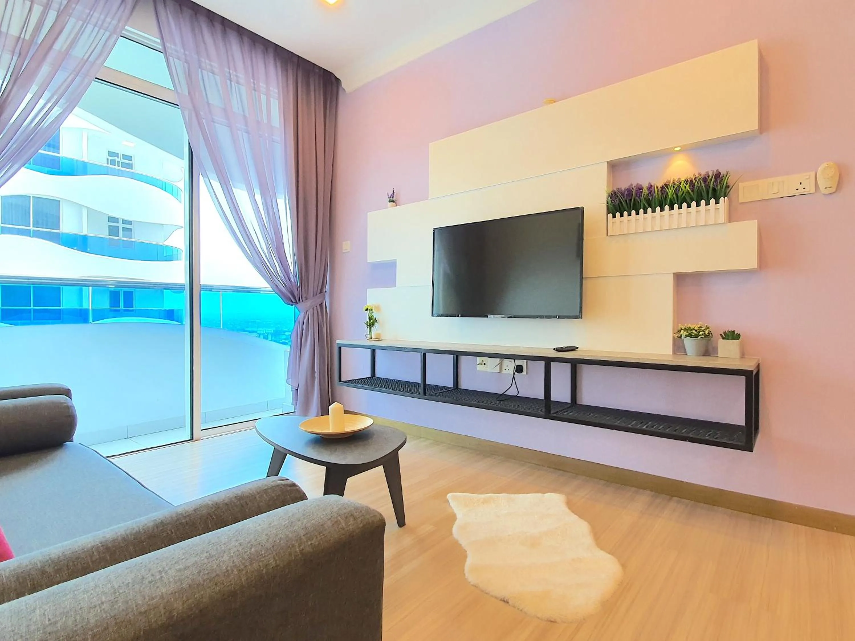 Living room in The Wave Suites Melaka