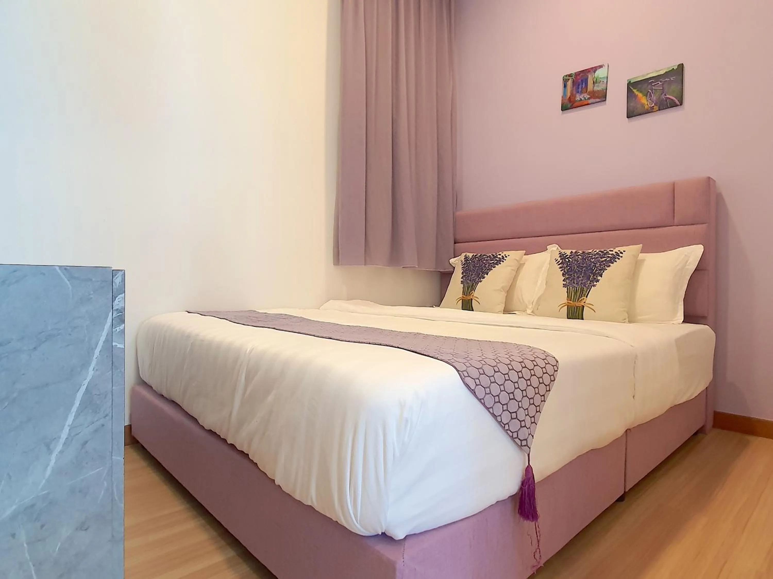 Bed in The Wave Suites Melaka