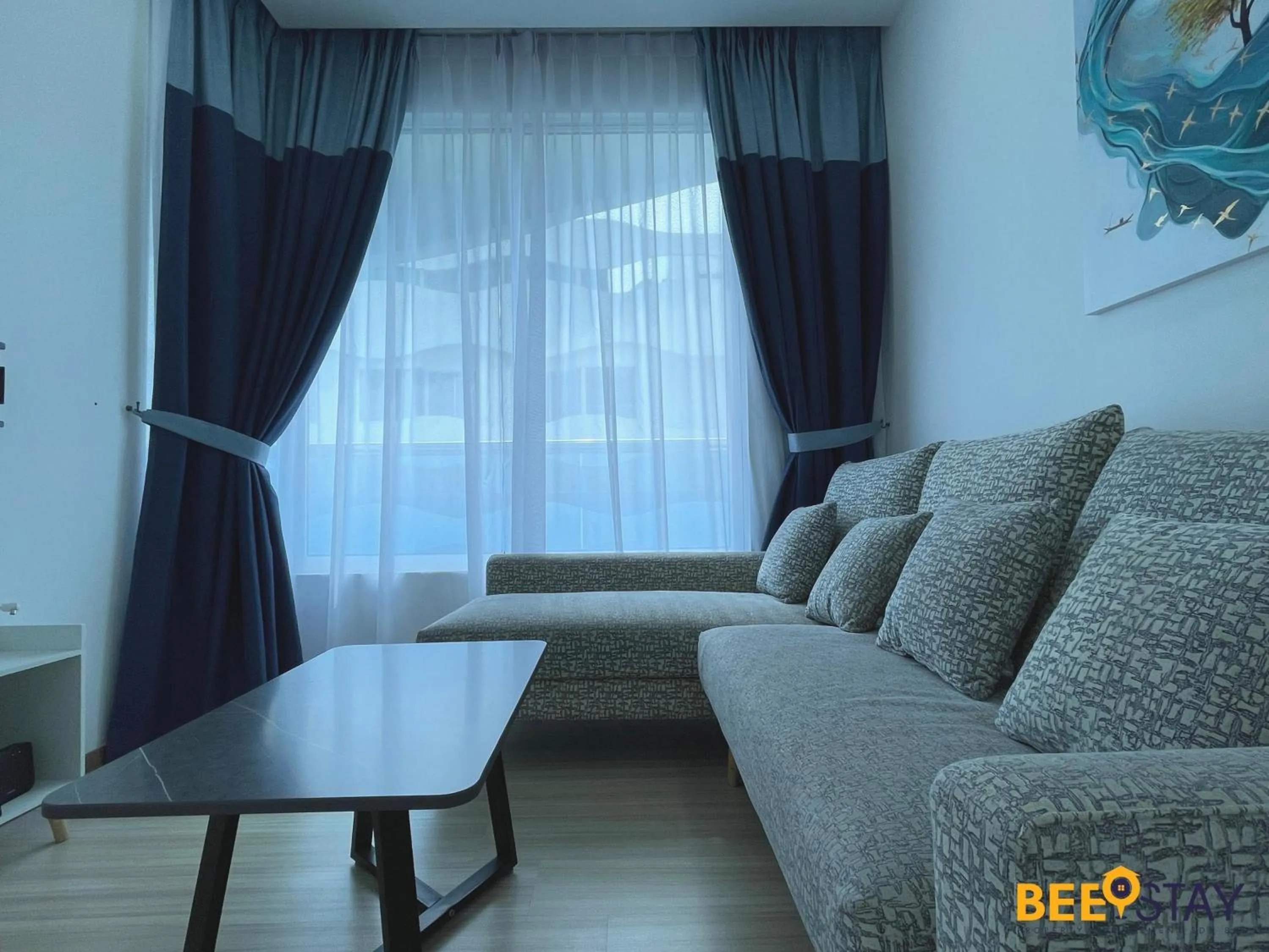 Living room in The Wave Suites Melaka