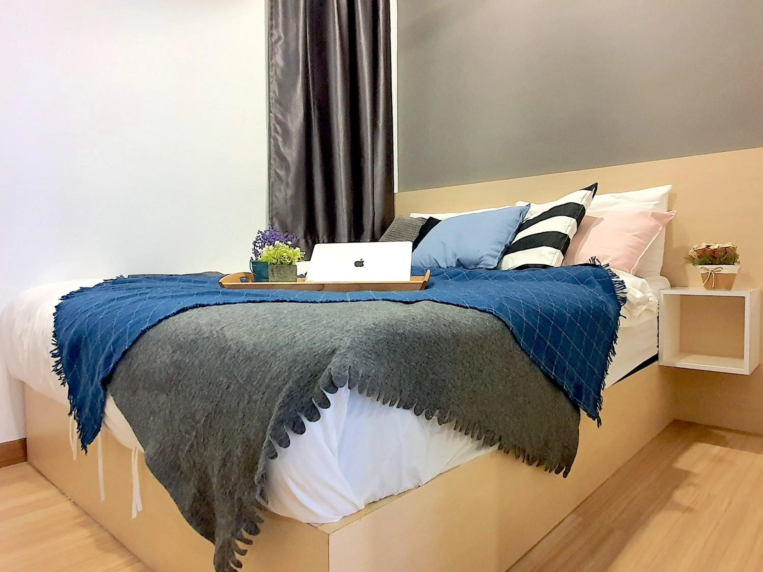 Bed in The Wave Suites Melaka