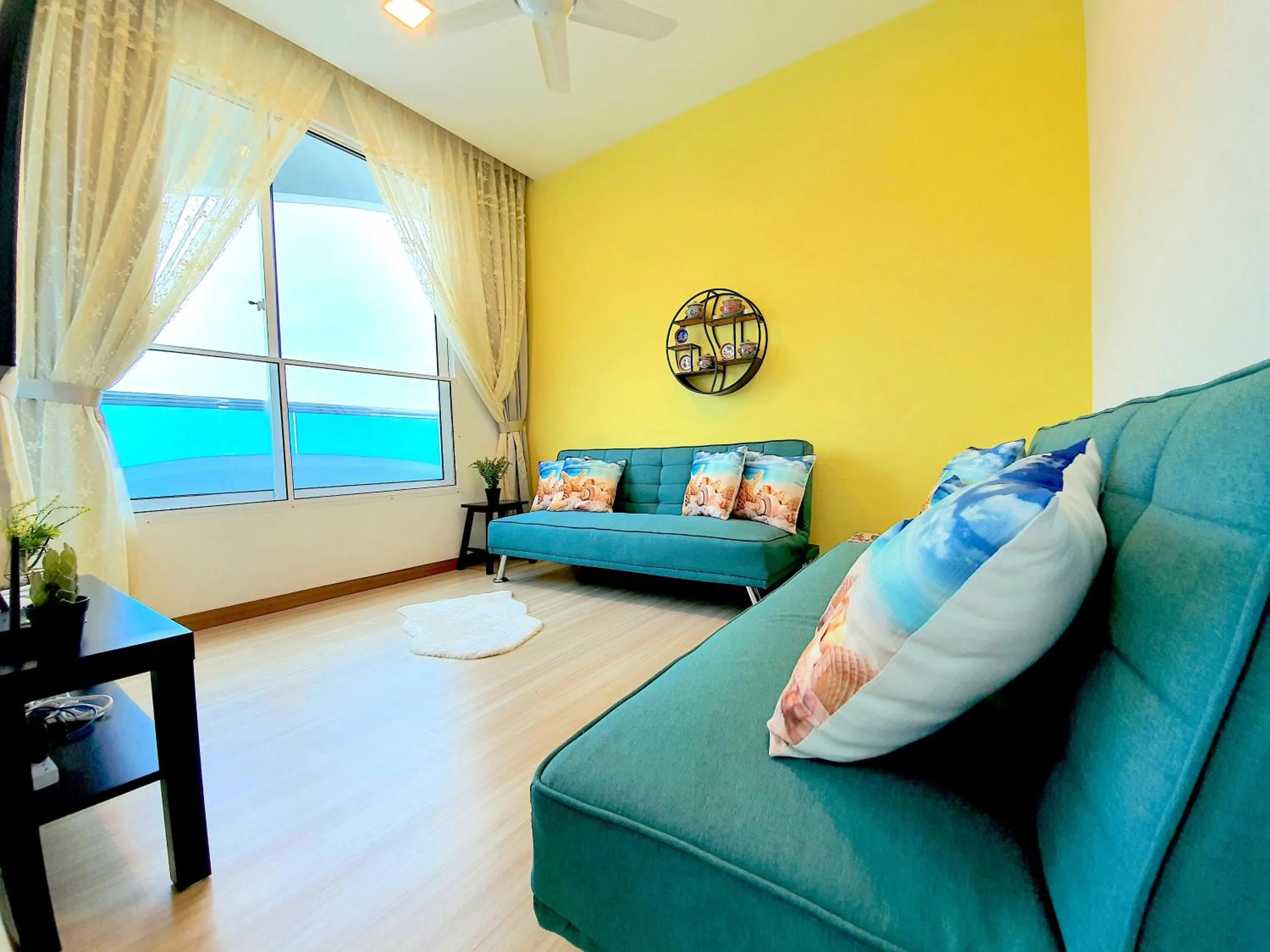 Living room in The Wave Suites Melaka
