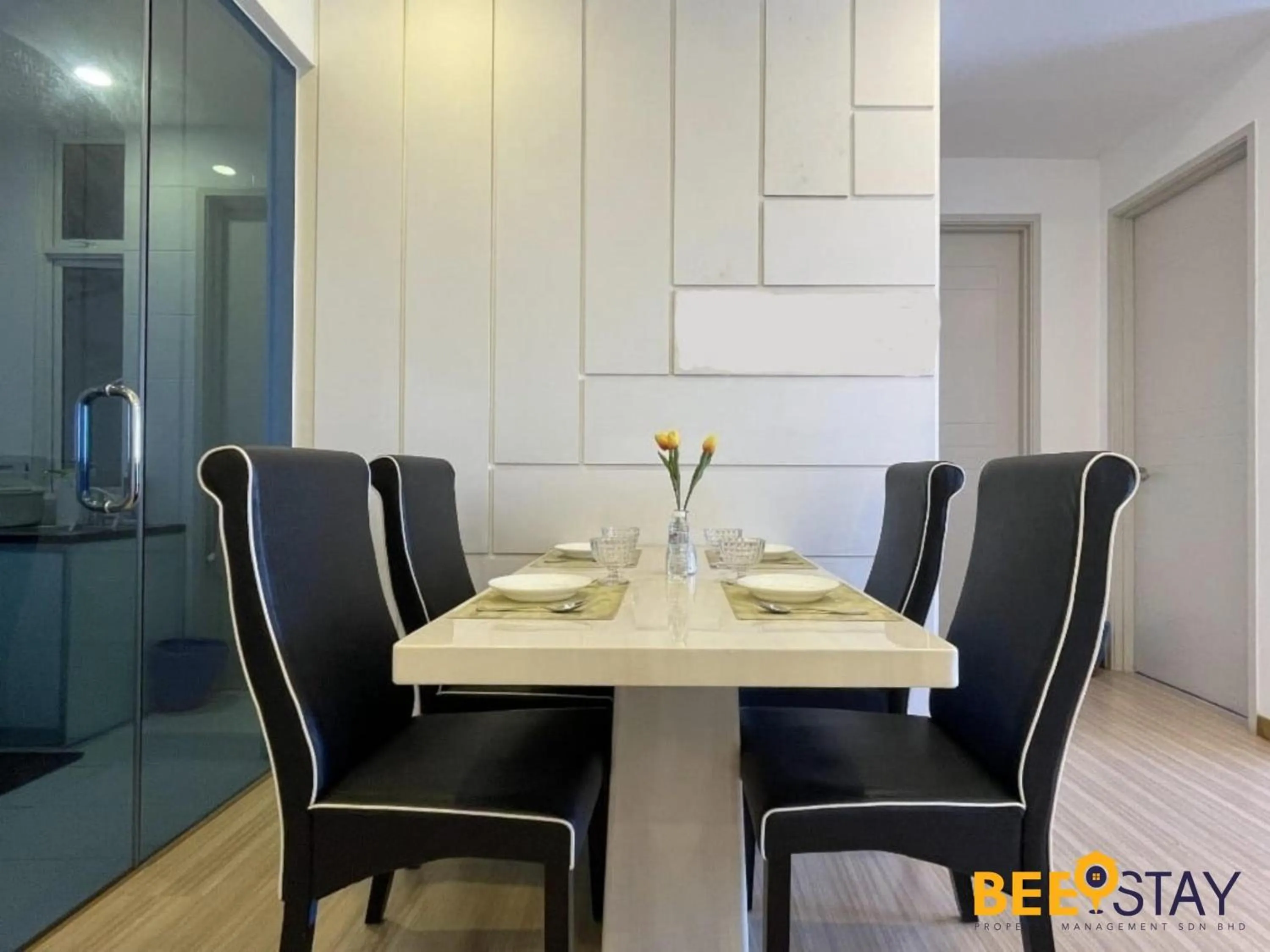 Dining area in The Wave Suites Melaka