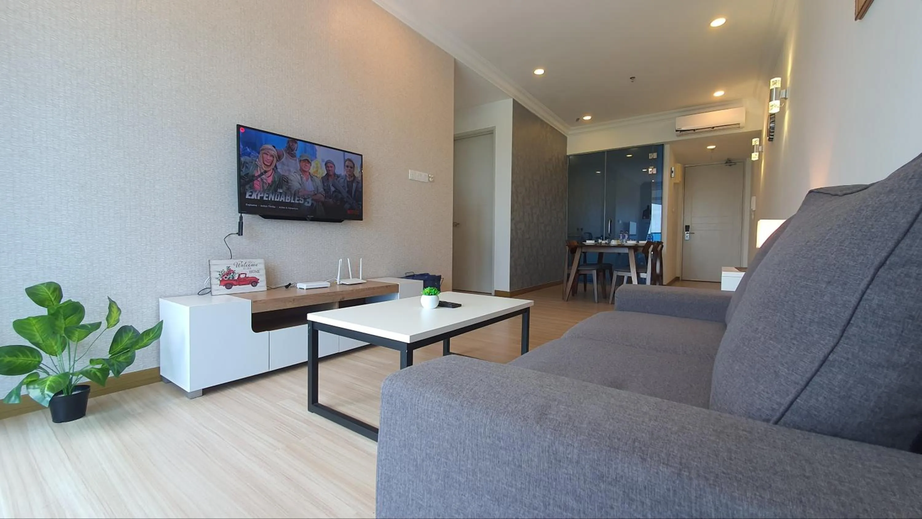 Living room in The Wave Suites Melaka