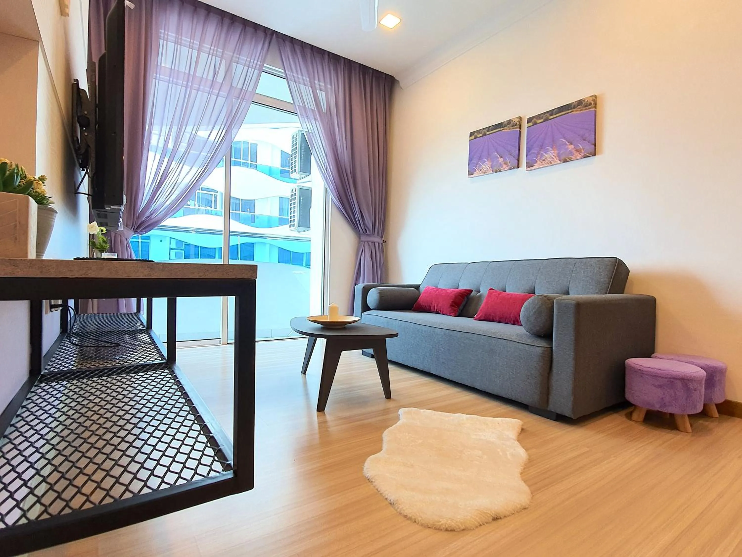 Living room in The Wave Suites Melaka