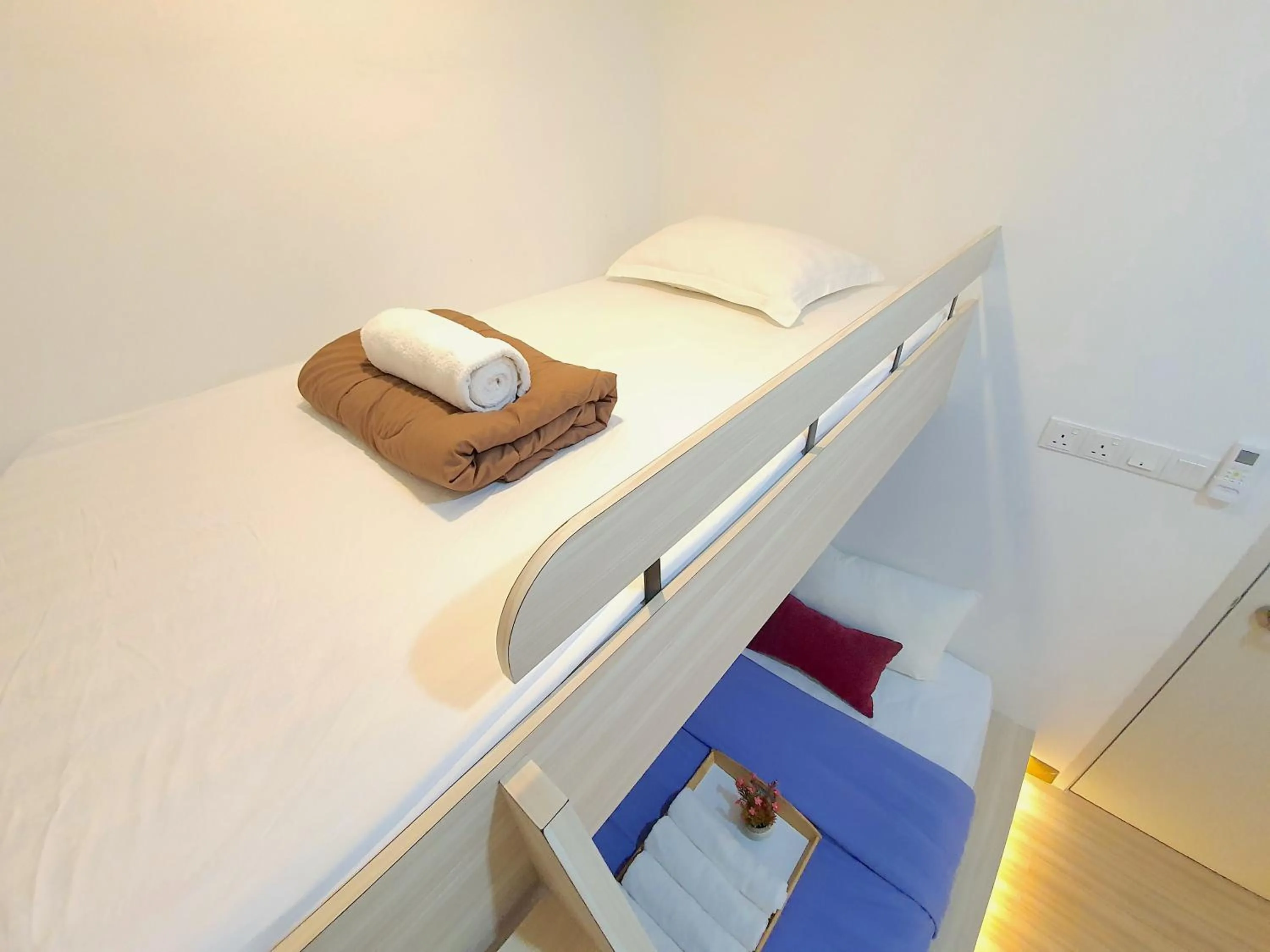 Bed in The Wave Suites Melaka