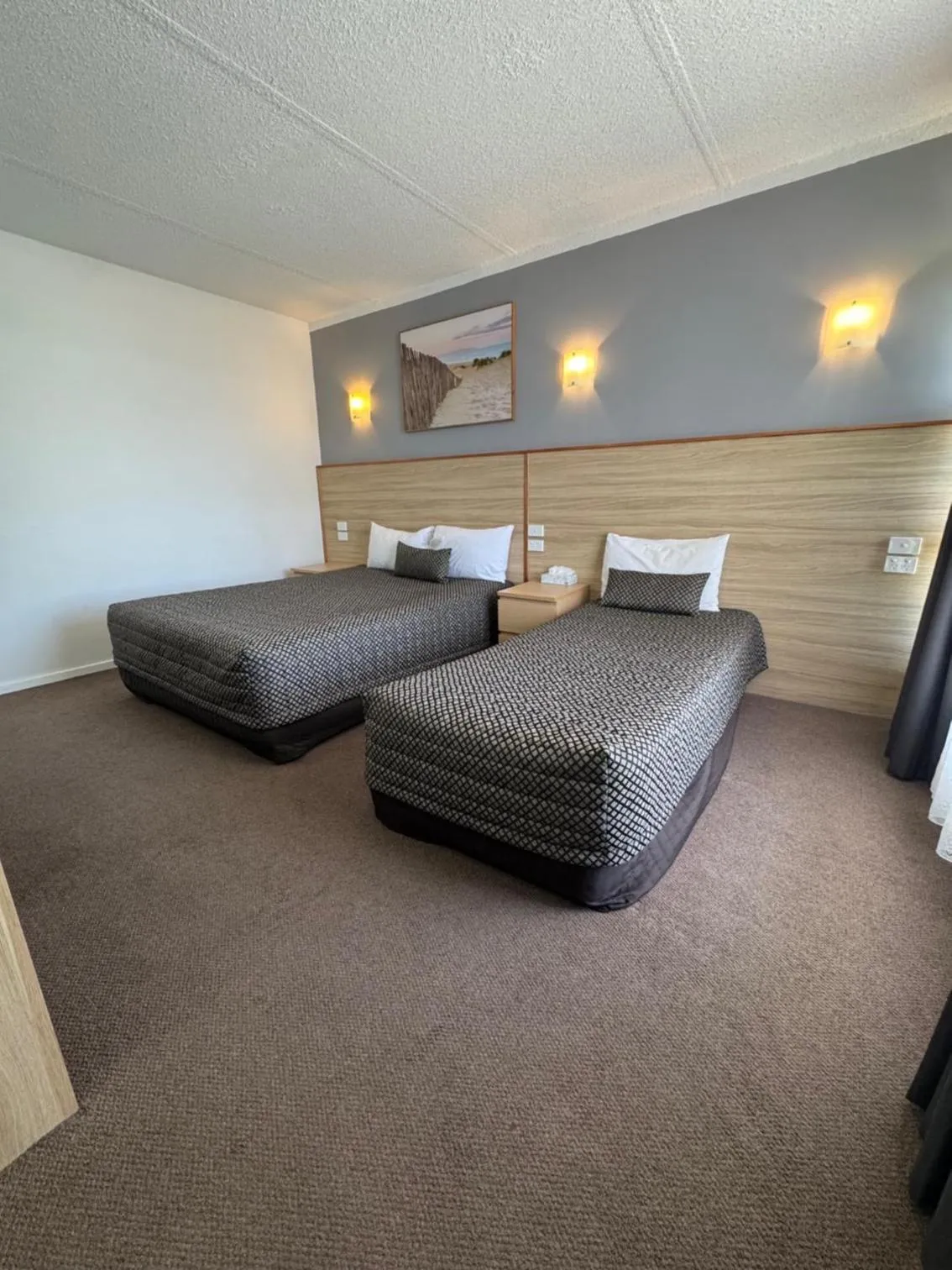 Bed in The Sands Motel Adelaide