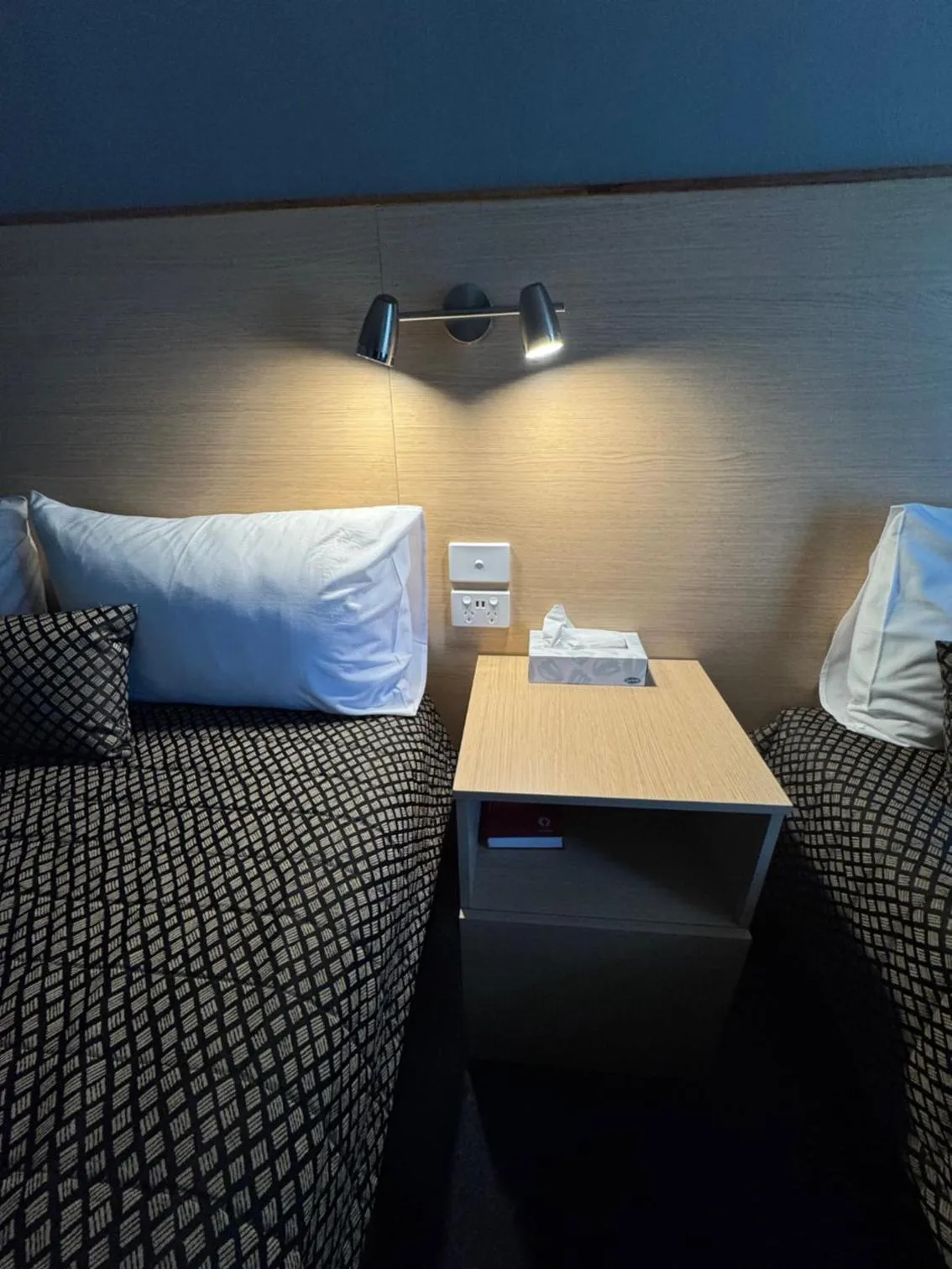 Bed in The Sands Motel Adelaide