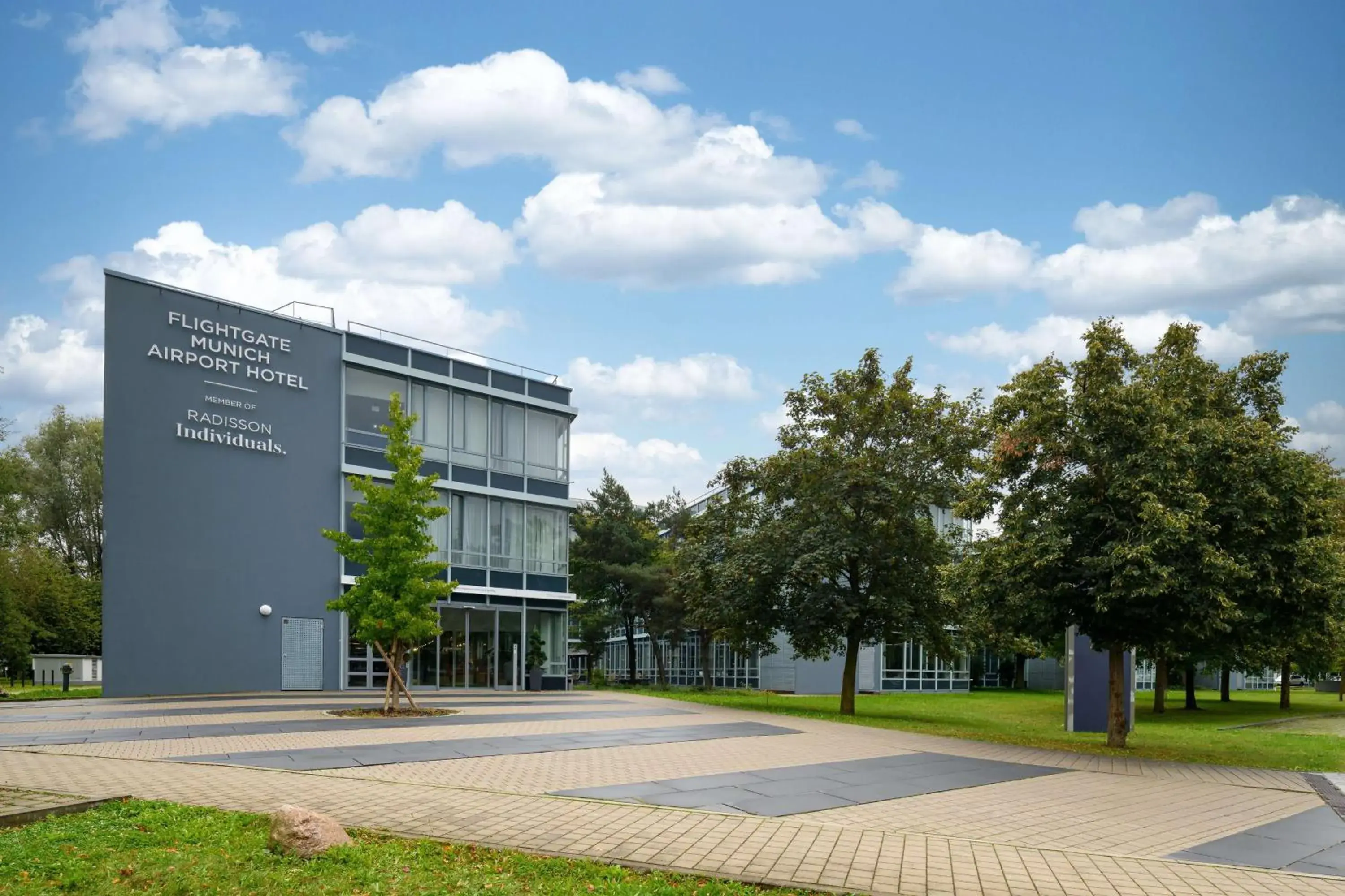 Property building in Flightgate Munich Airport Hotel, a member of Radisson Individuals Property building in Flightgate Munich Airport Hotel, a member of Radisson Individuals