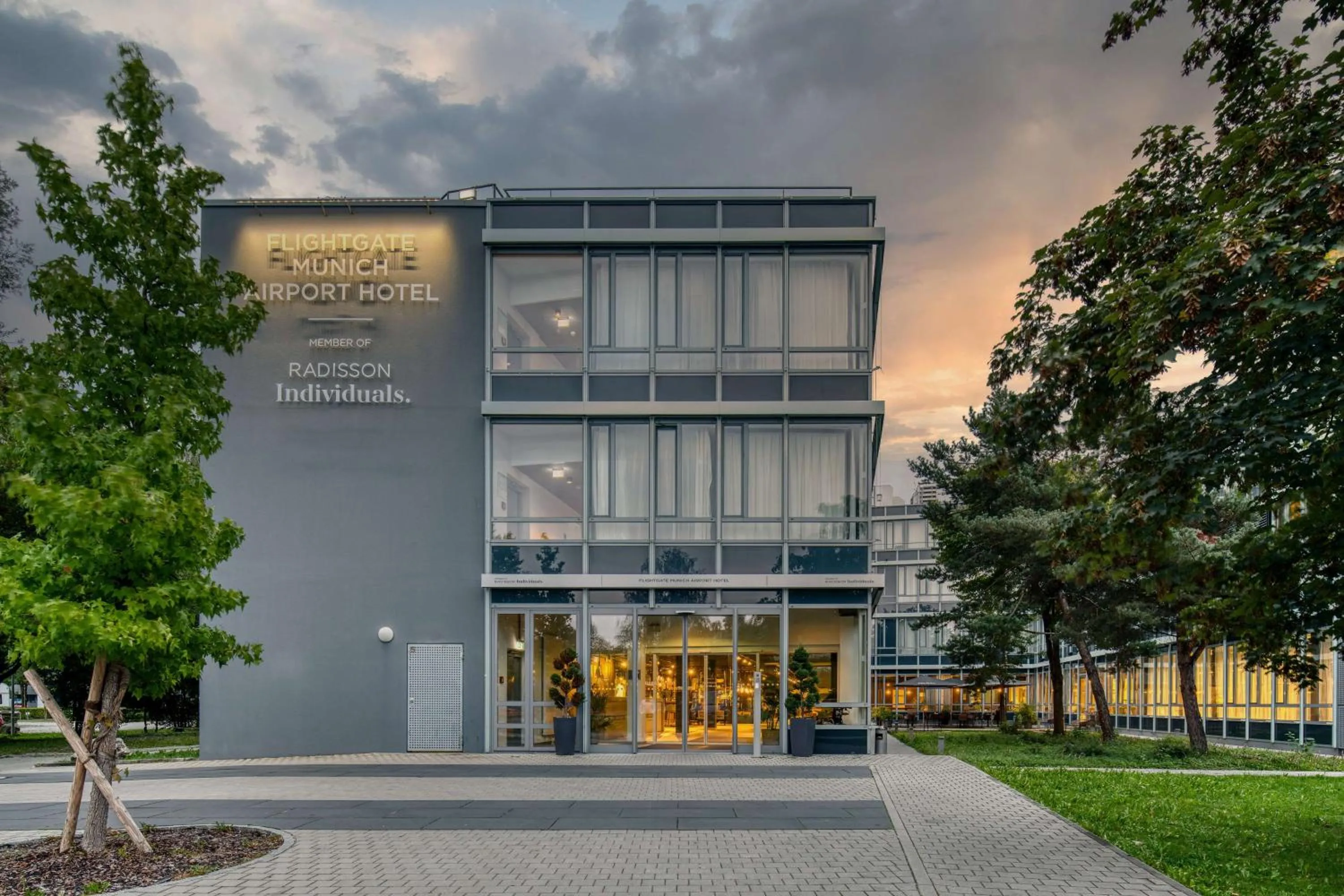 Property building in Flightgate Munich Airport Hotel, a member of Radisson Individuals