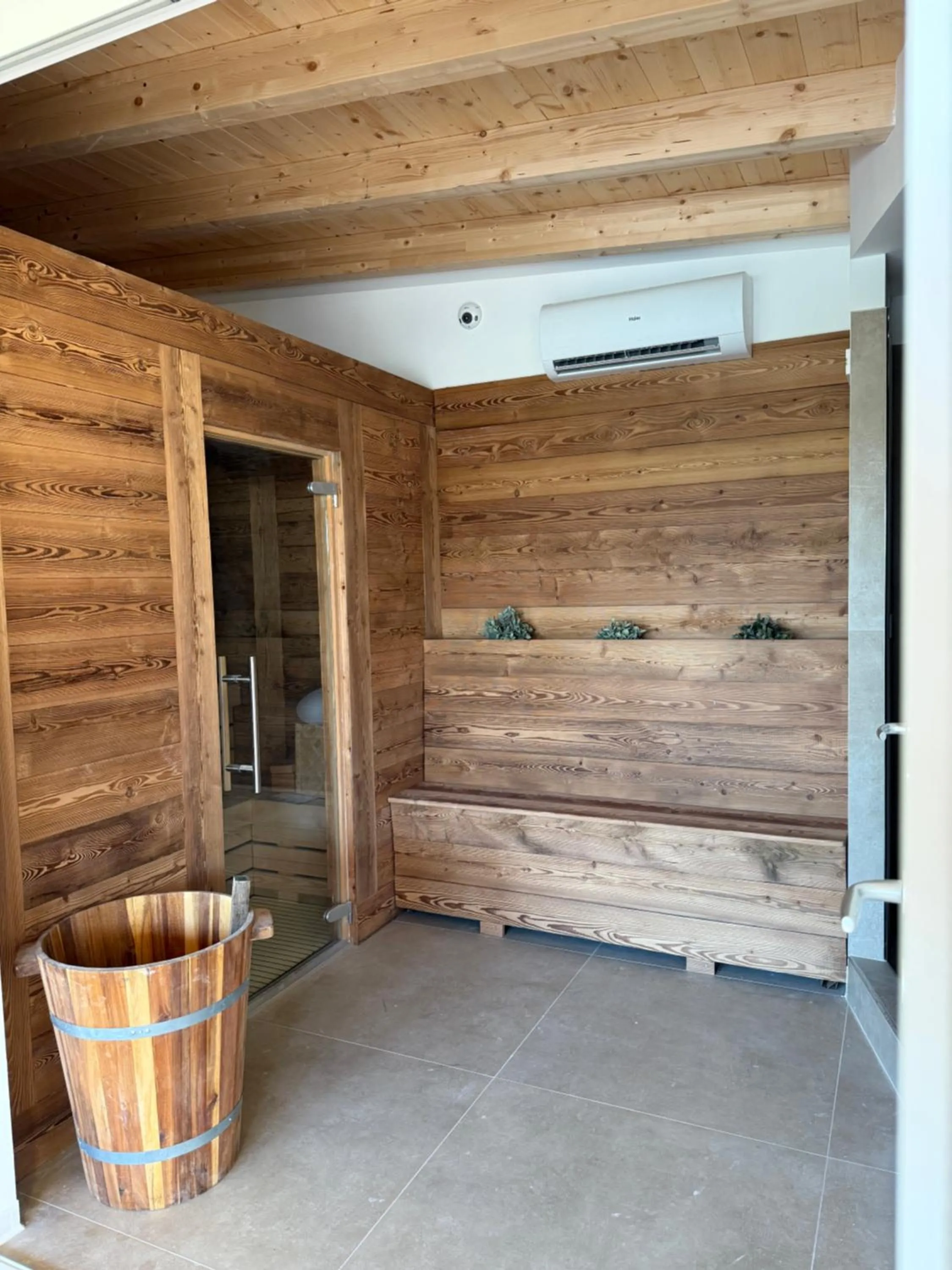 Sauna in La Bergamina Hotel & Restaurant