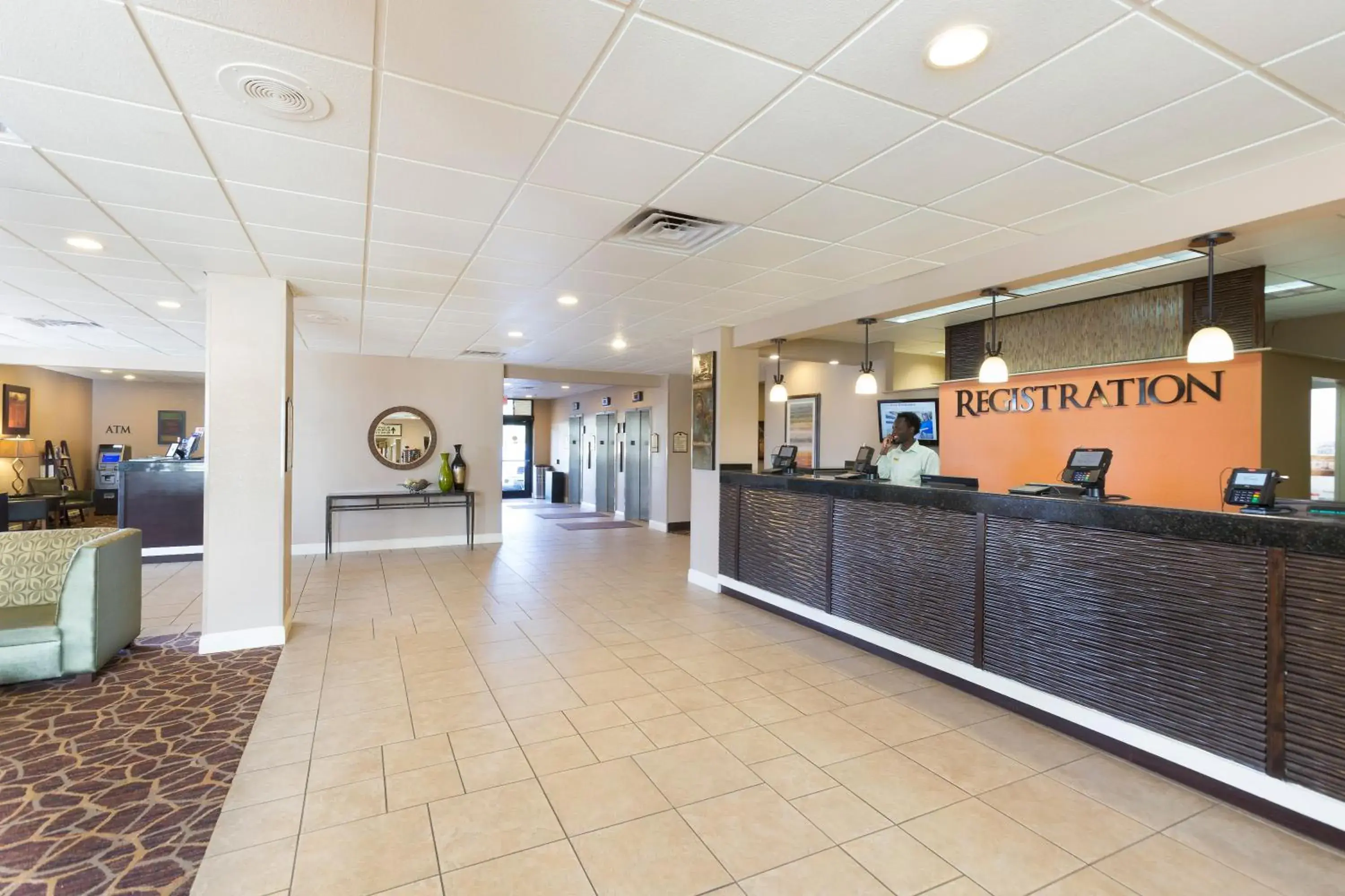 Lobby or reception in Rosen Inn Closest to Universal Lobby or reception in Rosen Inn Closest to Universal