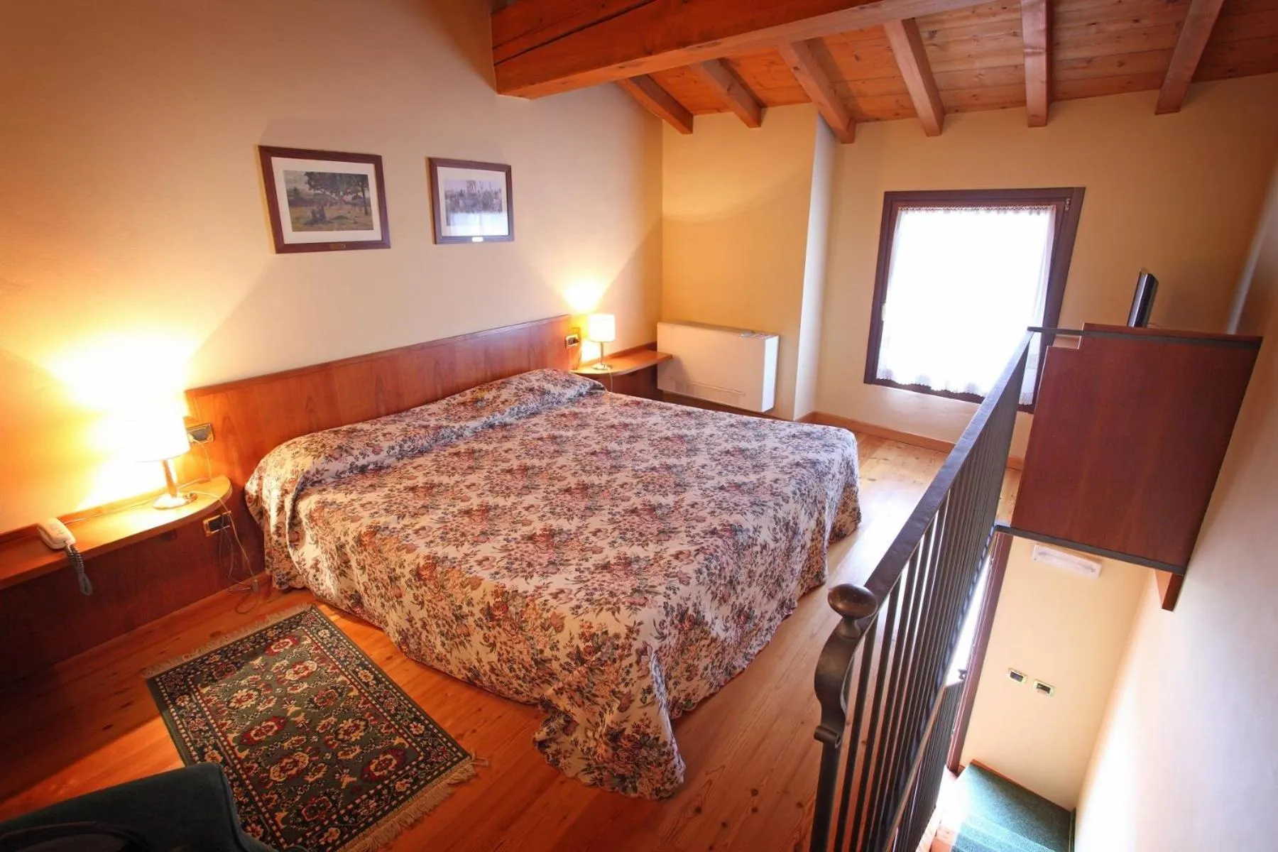 Bed in Hotel Faccioli