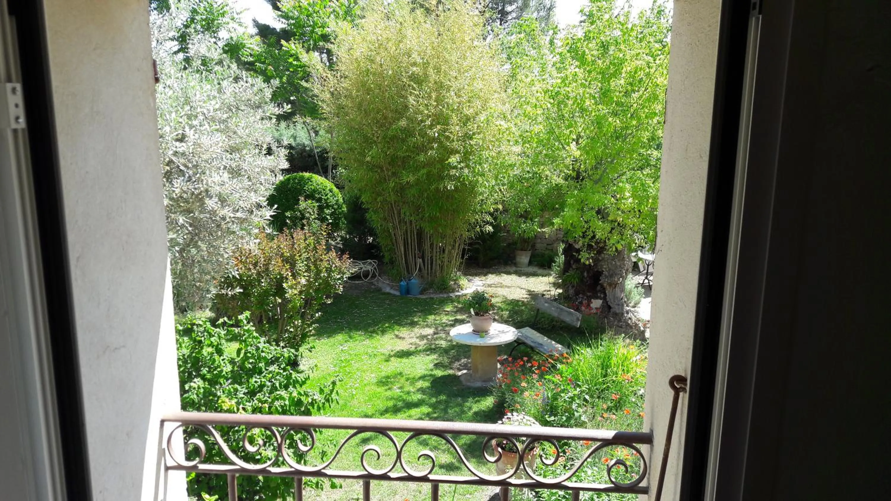 Garden view in Bastide Sainte Agnès