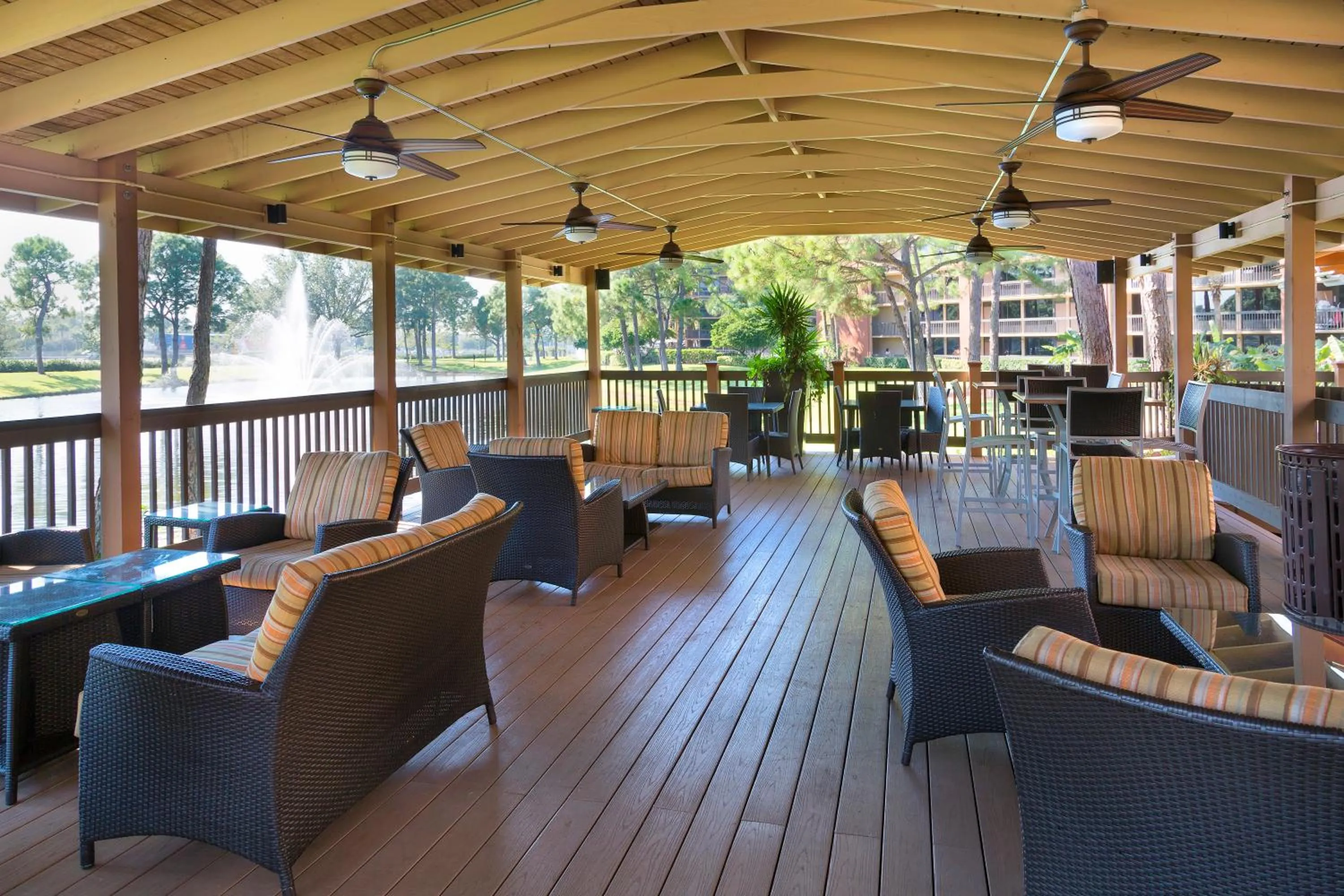 Patio in Rosen Inn Lake Buena Vista