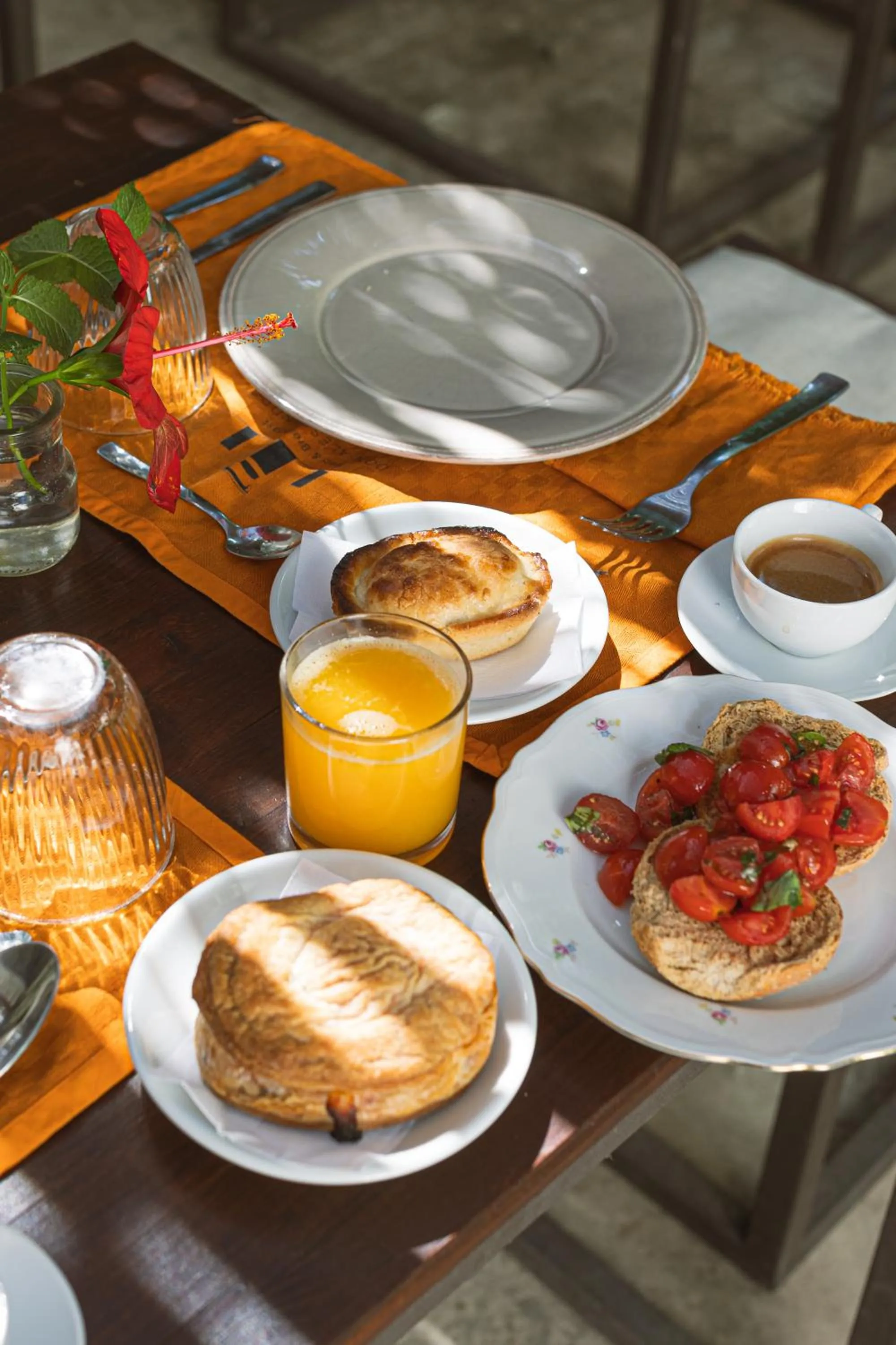 Food and drinks in B&B Don Alessandro