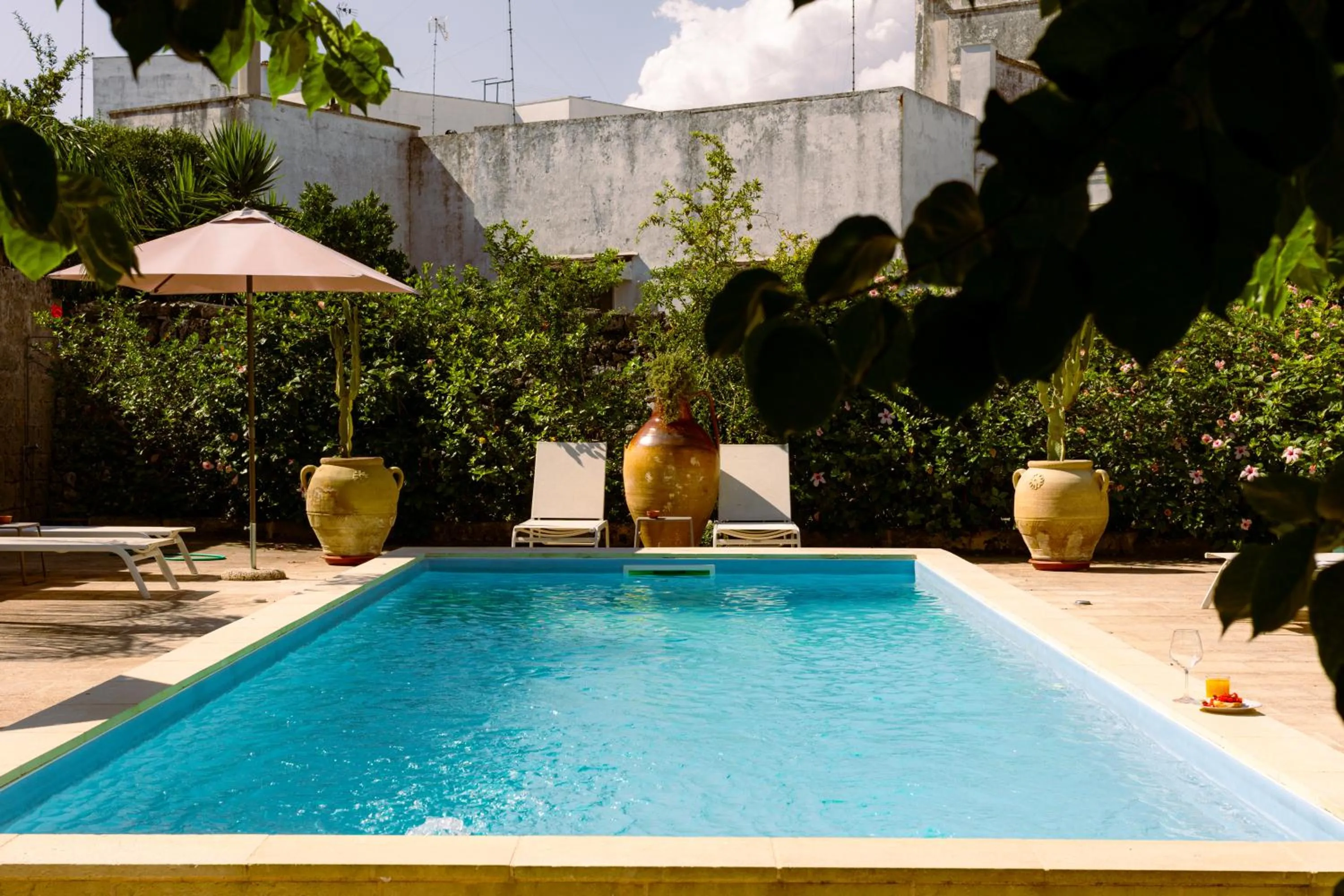 Patio in B&B Don Alessandro