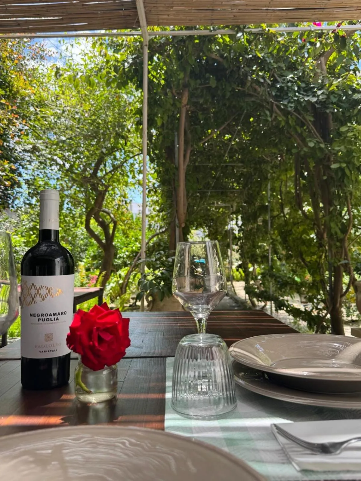 Patio in B&B Don Alessandro