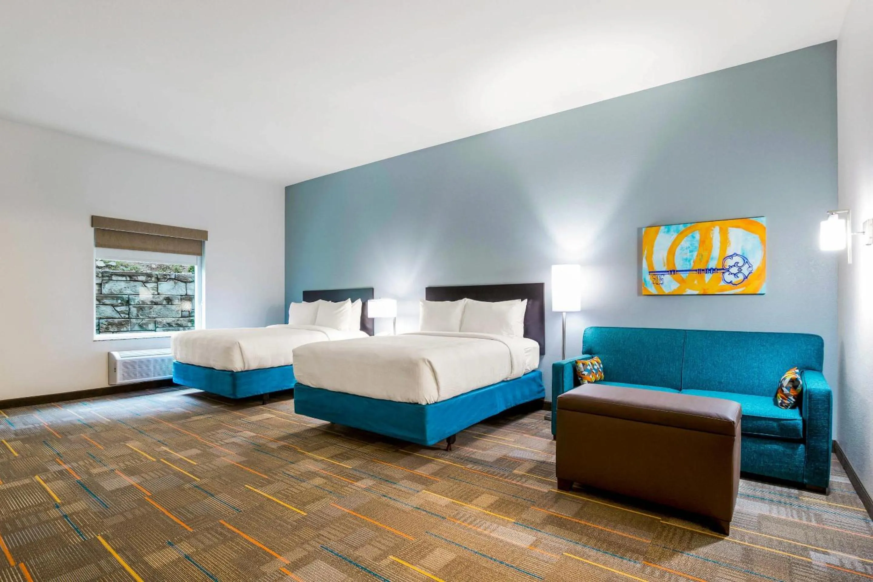 Bedroom, Bed in MainStay Suites Winfield-Teays Valley