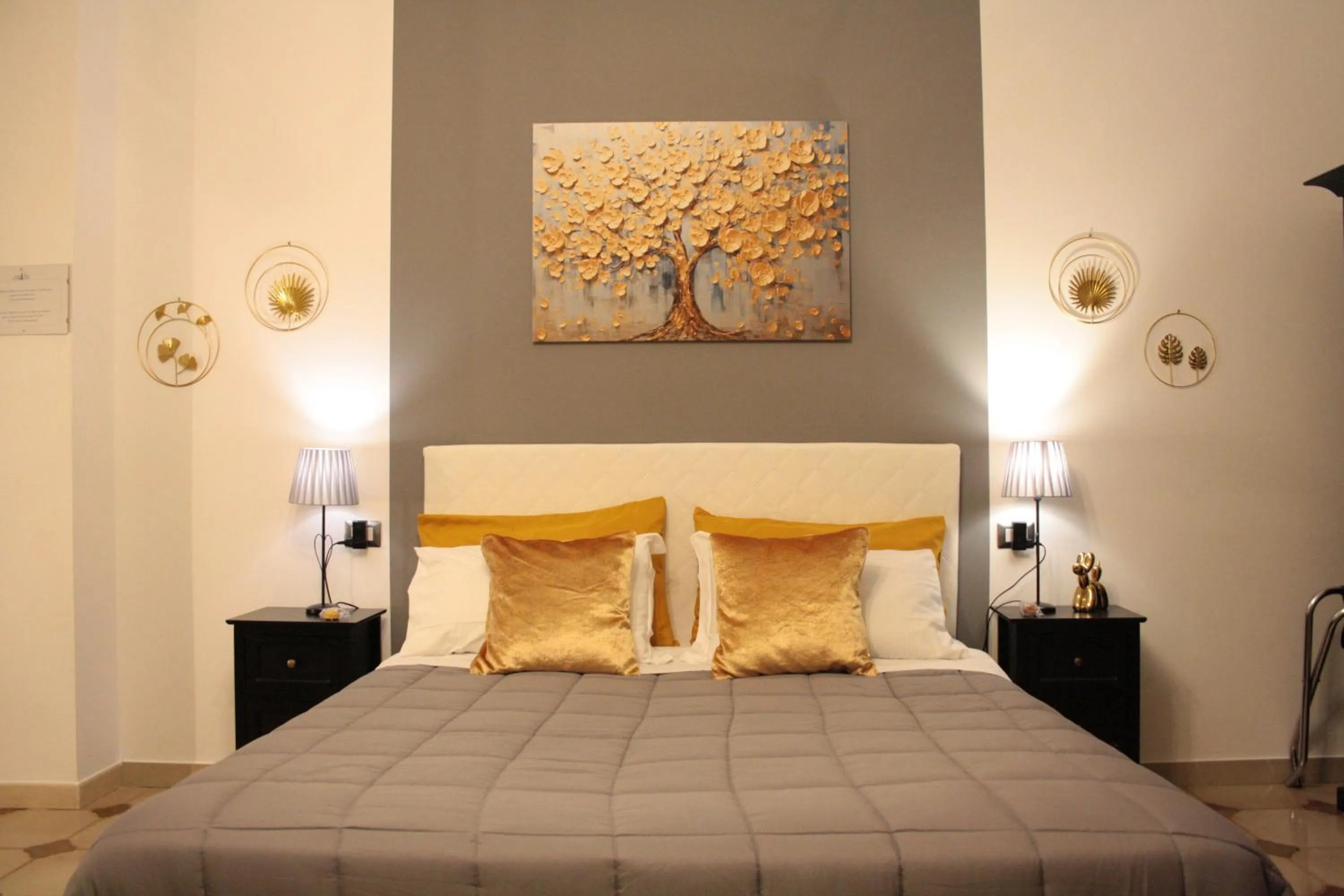 View (from property/room), Bed in Oasi Del Gabbiano