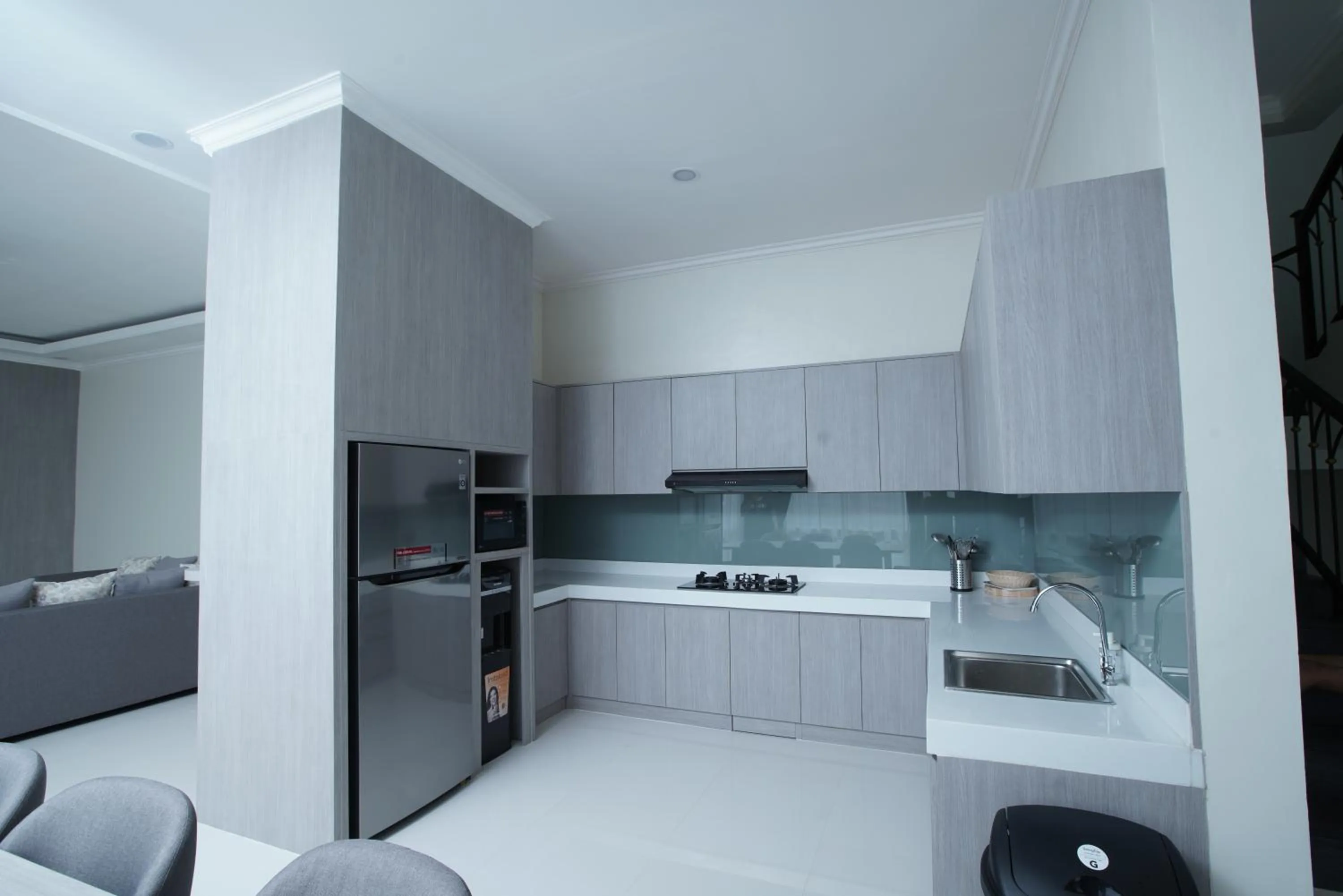 Bed in Nirvana Villas Puncak