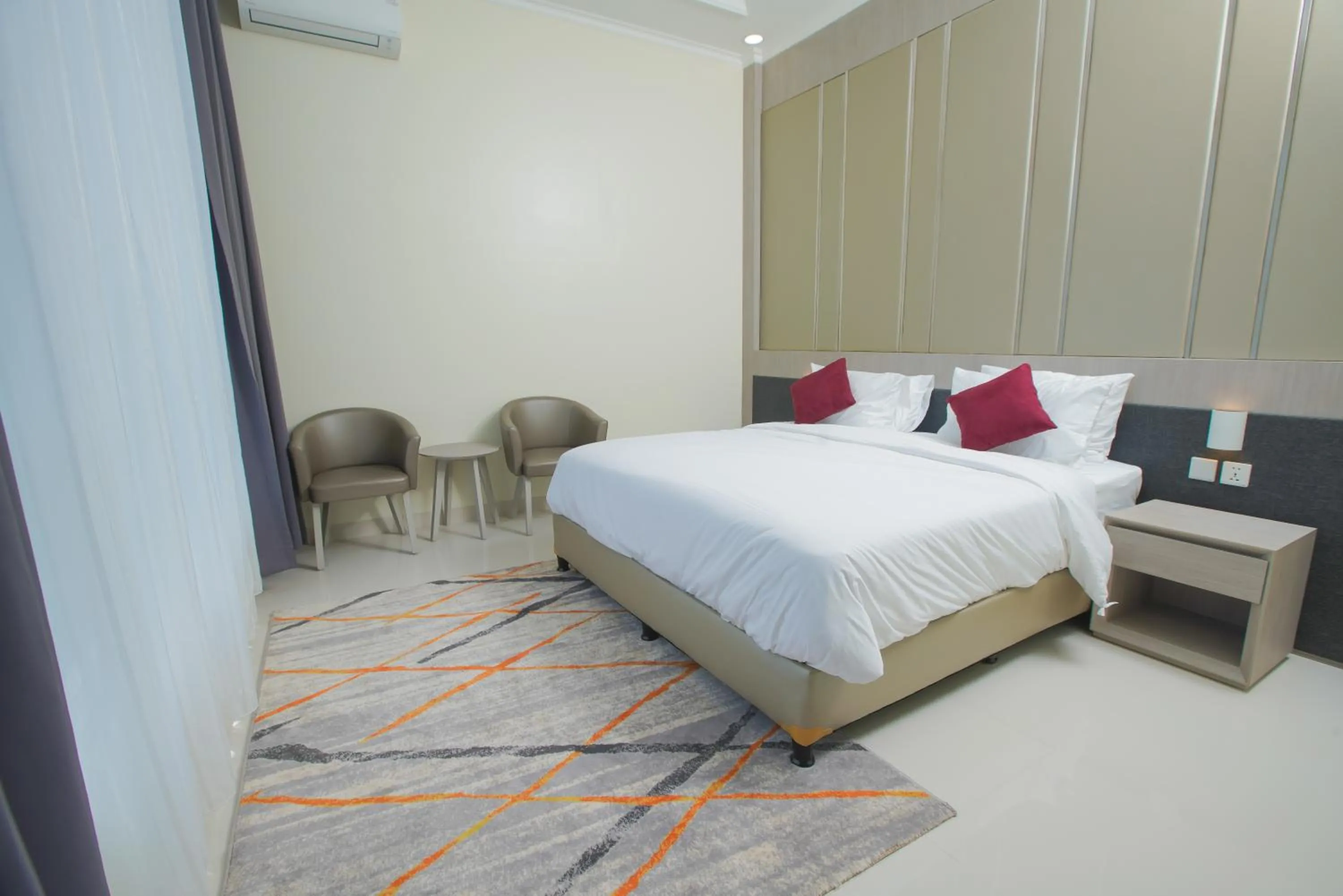 Bed in Nirvana Villas Puncak