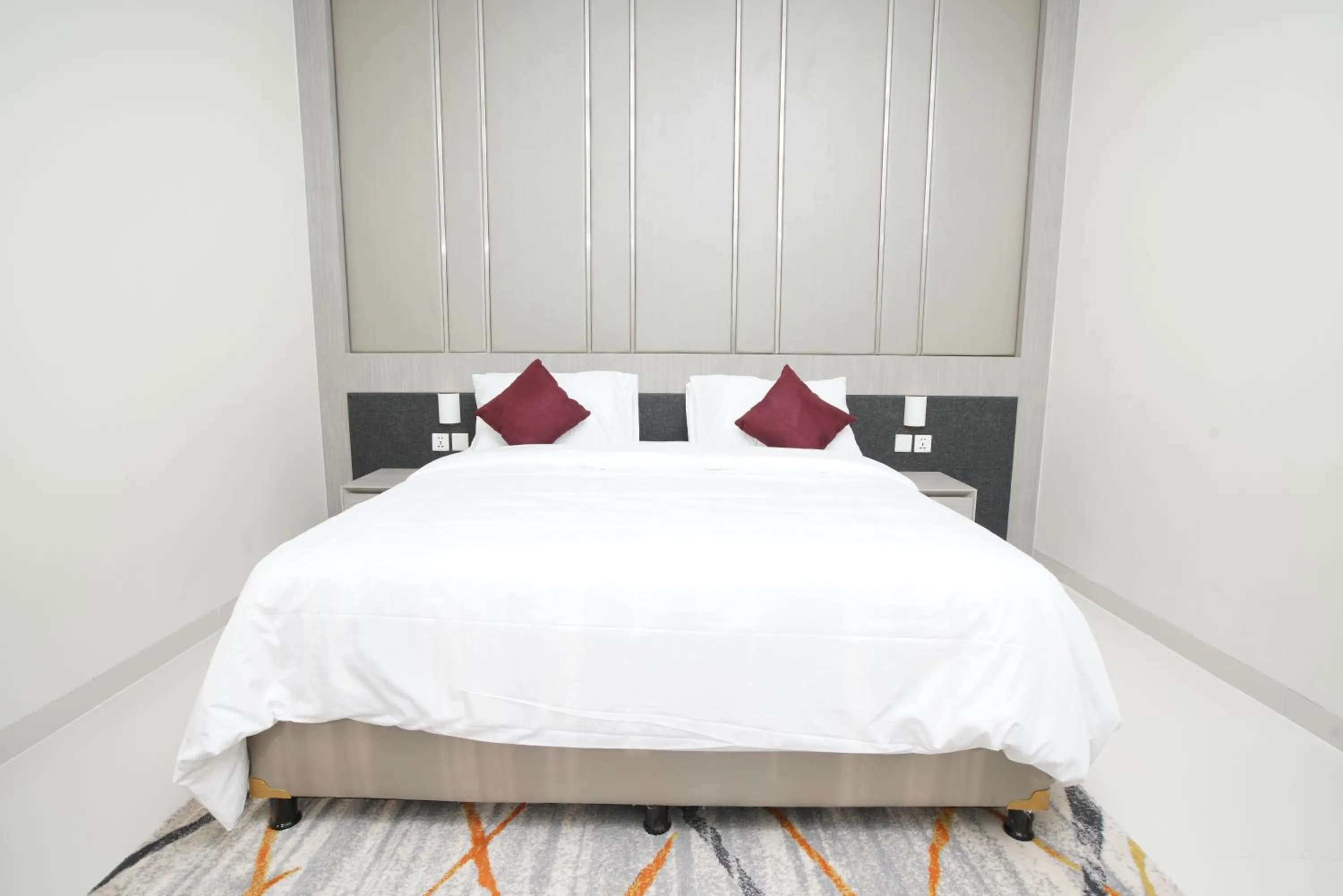 Bed in Nirvana Villas Puncak