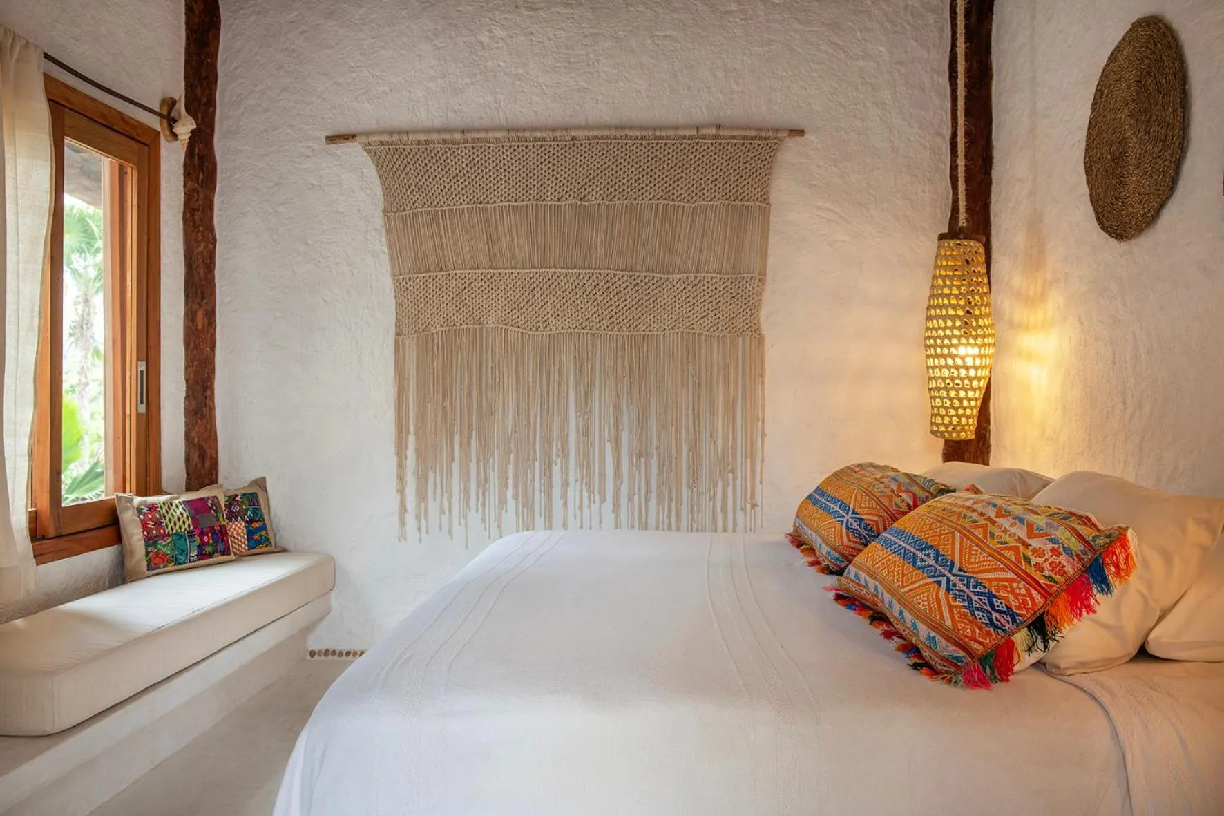 Bed in Mawimbi Boutique Hotel