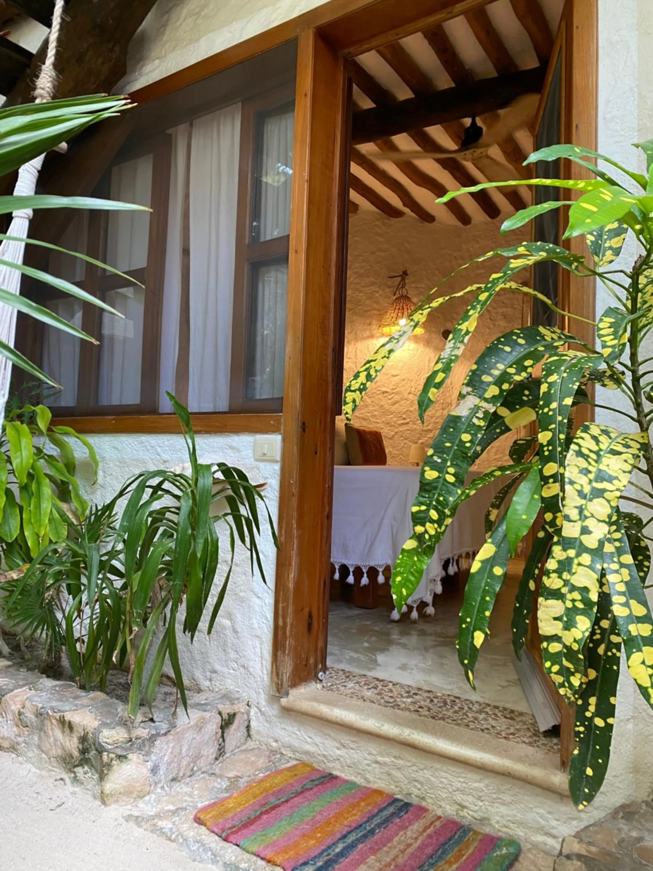 Garden in Mawimbi Boutique Hotel