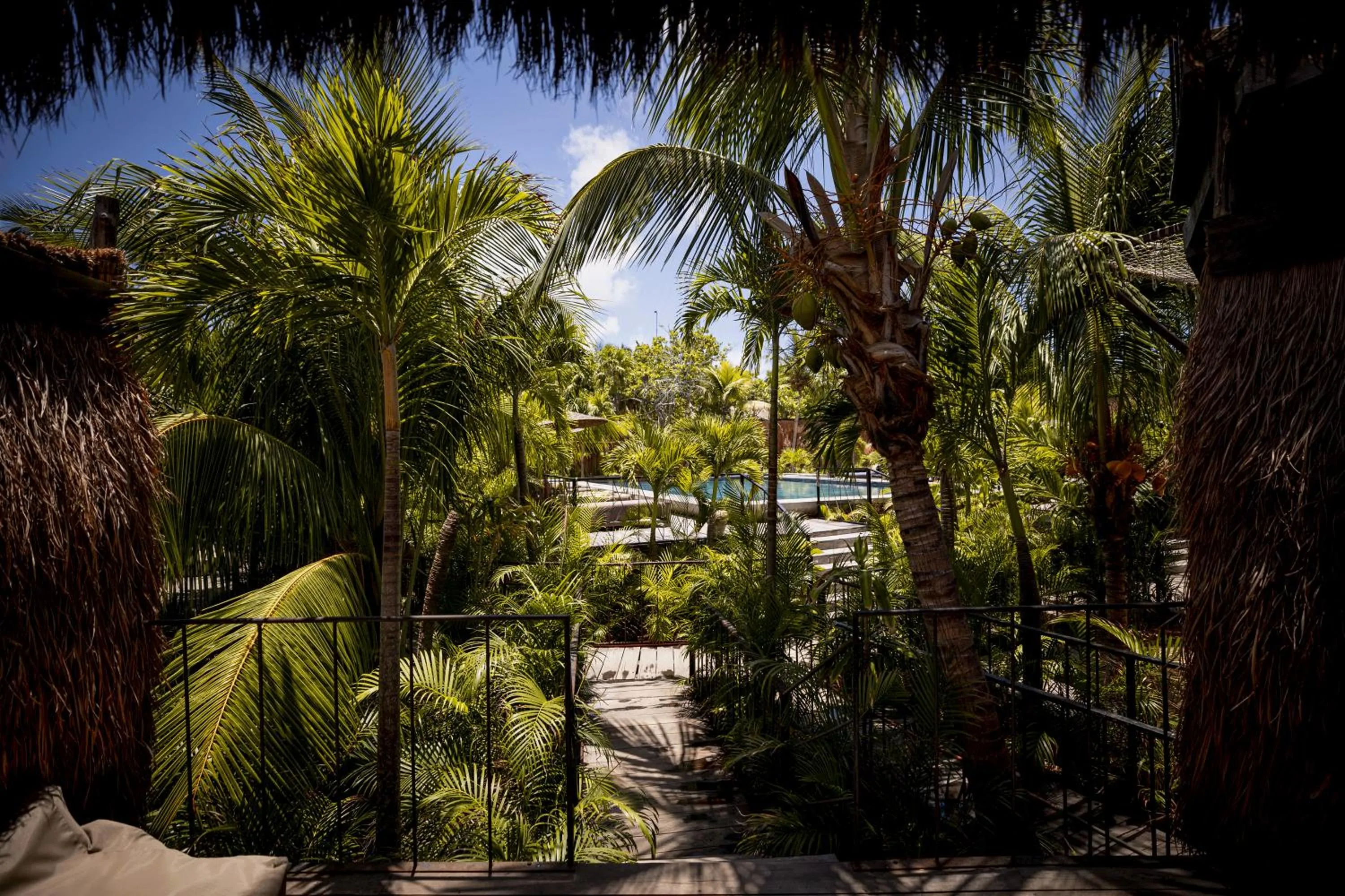 Garden view in Radhoo Tulum