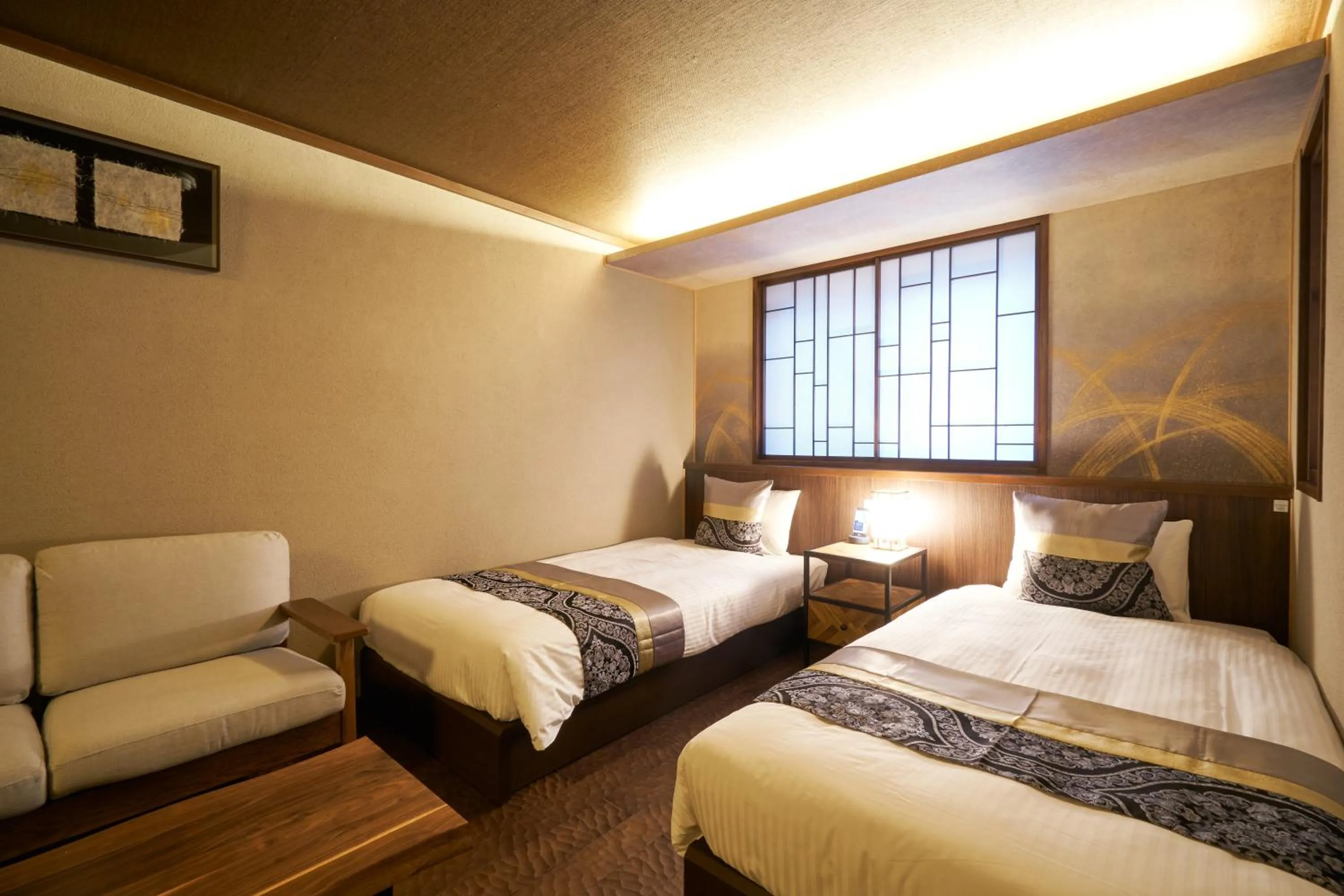 Bed in プライベートホテル 四季の彩