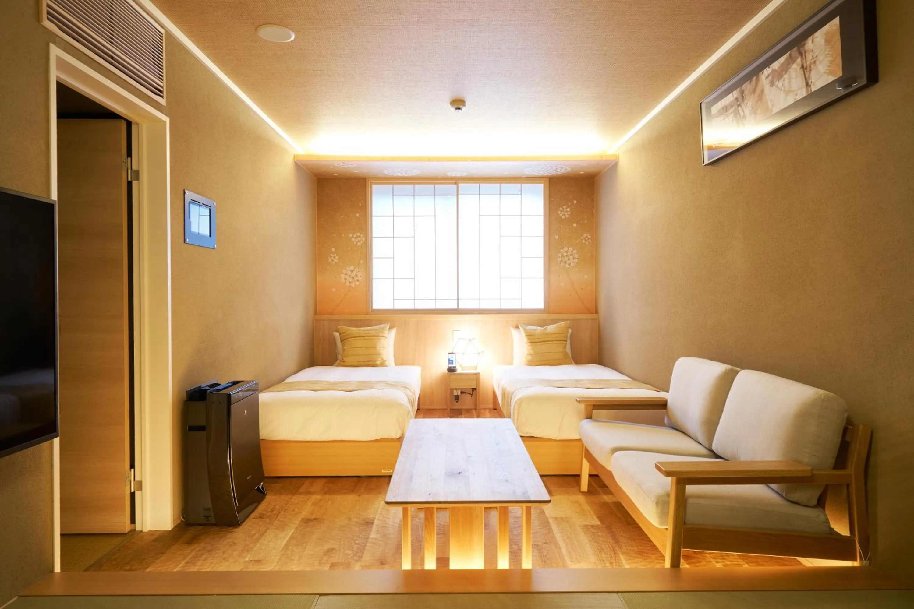 Bed in プライベートホテル 四季の彩