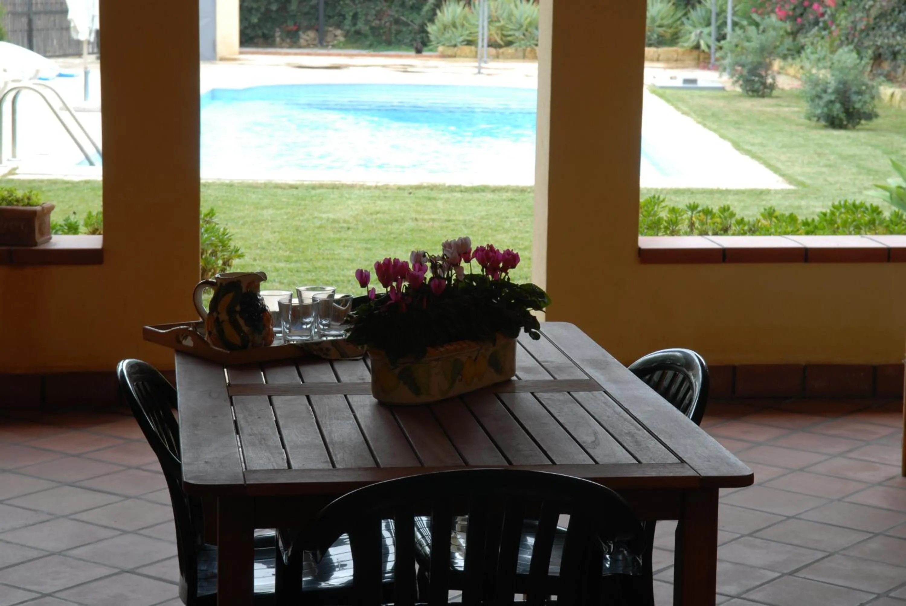 Pool view in San Domenico Residence