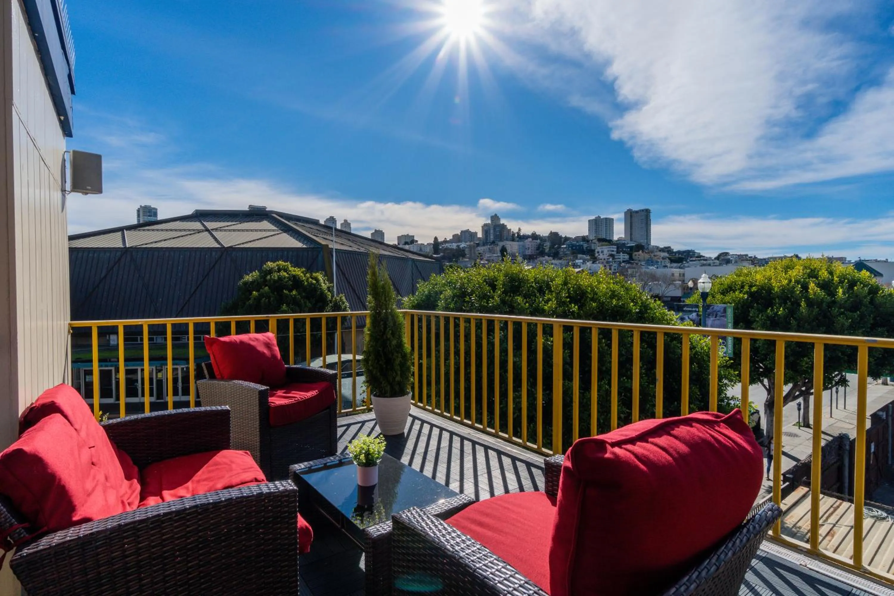 Balcony/Terrace in The Wharf Inn